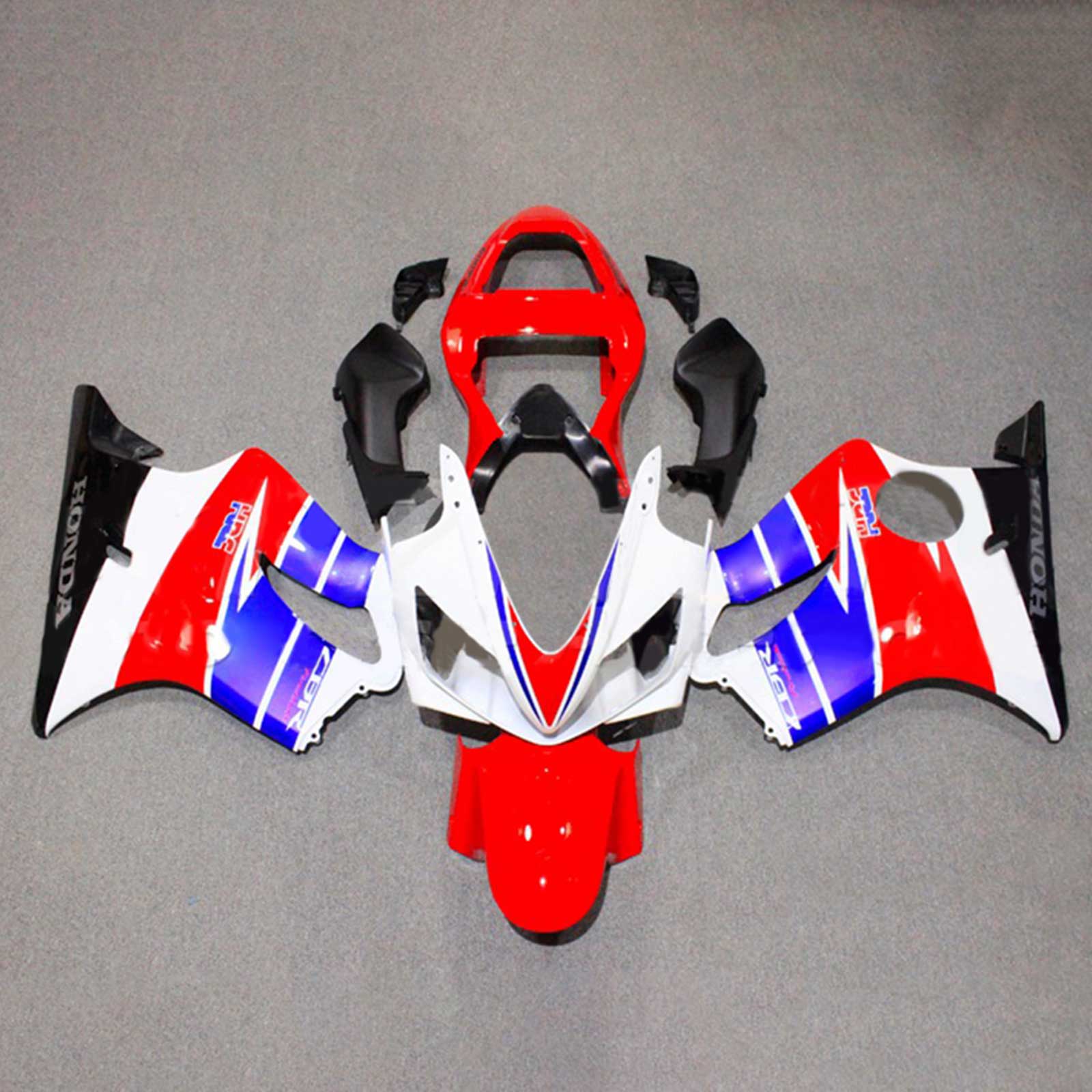 Amotopart 2001-2003 CBR600 F4I Honda Blue & Red Style1 Fairing Kit