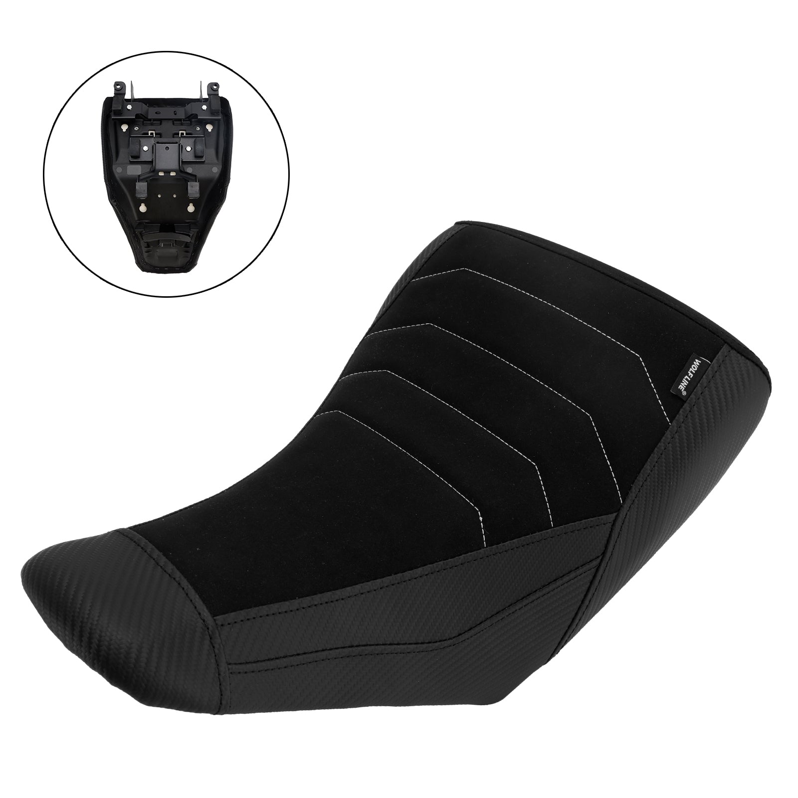 Suzuki V-Strom Dl1050 23-25 Front Raider Seat Driver Cushion Pu Fit Red Yellow