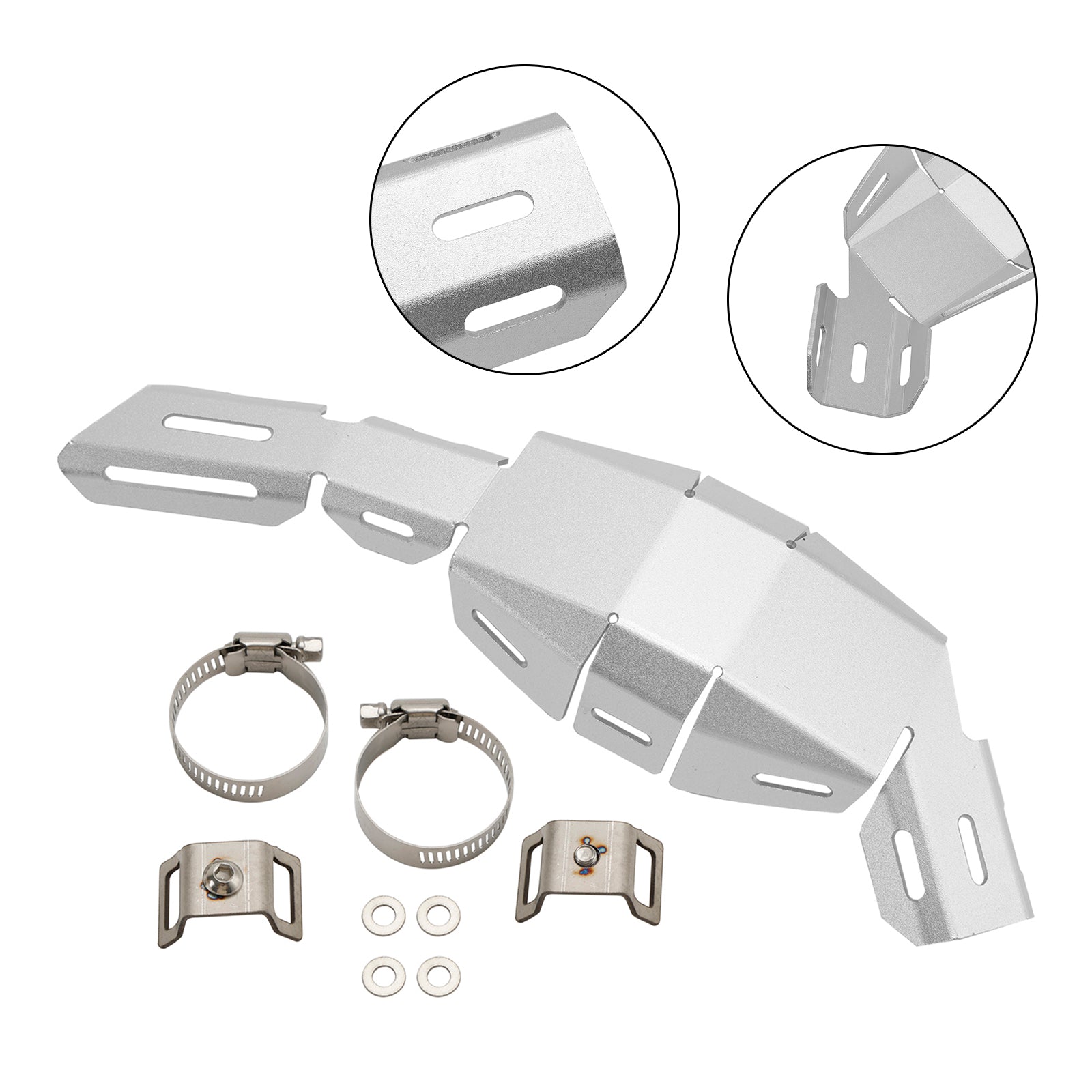 21-23 Honda Crf 250 300 Steel Exhaust Muffler Pipe Bracket Decorative Cover