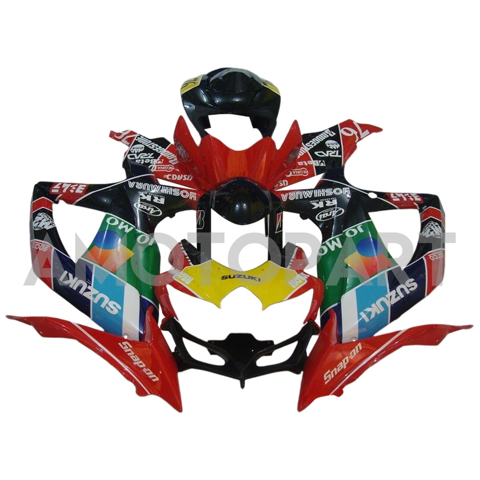 Amotopart 2008-2010 Suzuki GSXR 600/750 Collection de kit de carénage