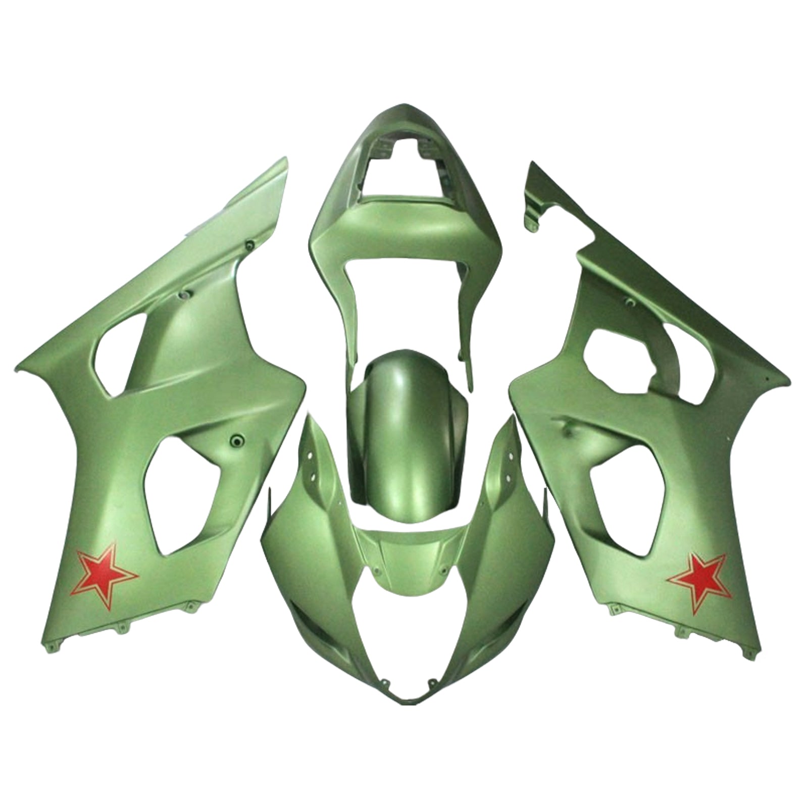 Amotopart 2003-2004 Suzuki GSXR1000 Světle zelená kapotáž