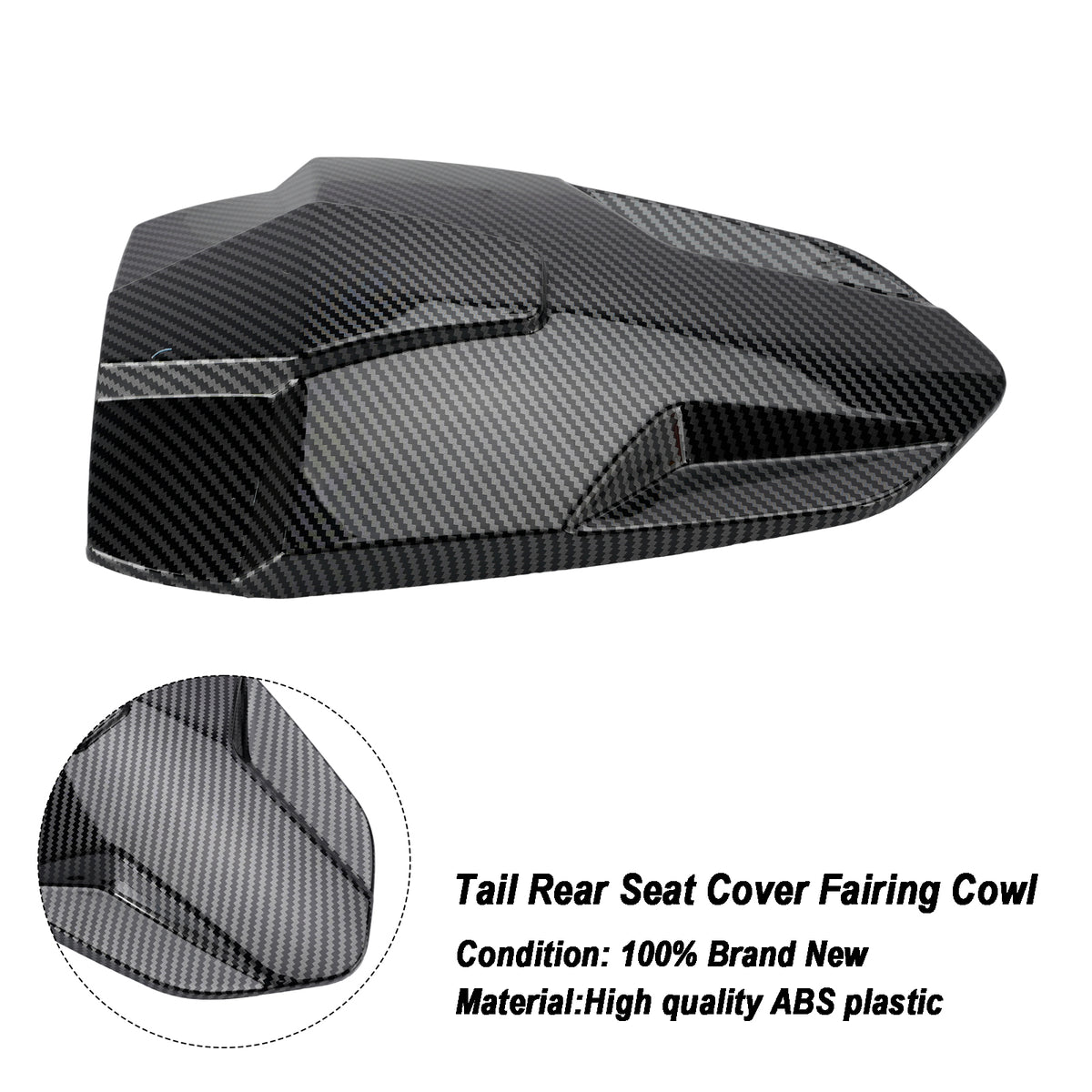 2023-2026 BMW S1000RR Rear Seat Cover Passenger Fairing Cowl