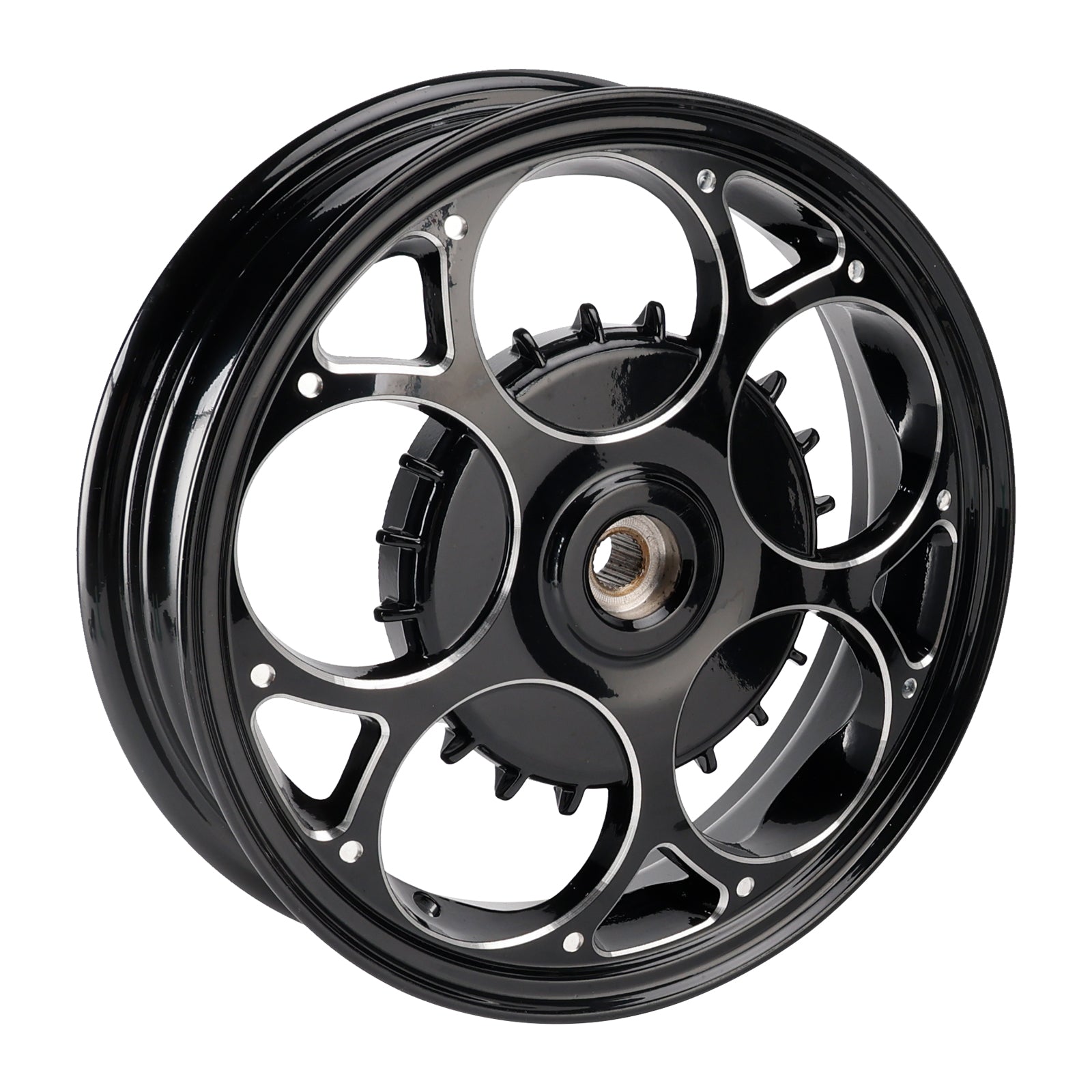 Vespa Sprint Primavera 50 125 150aluminum 3.0 X 12" Wheel Rim Set Black