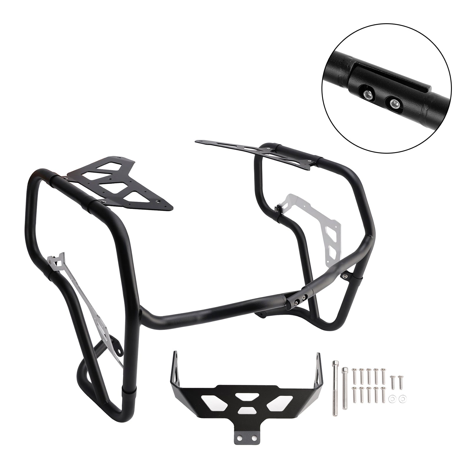 2024-2026 Adv Bmw R1300Gs Lower Engine Guard Frame Crash Bar Steel Fit Black