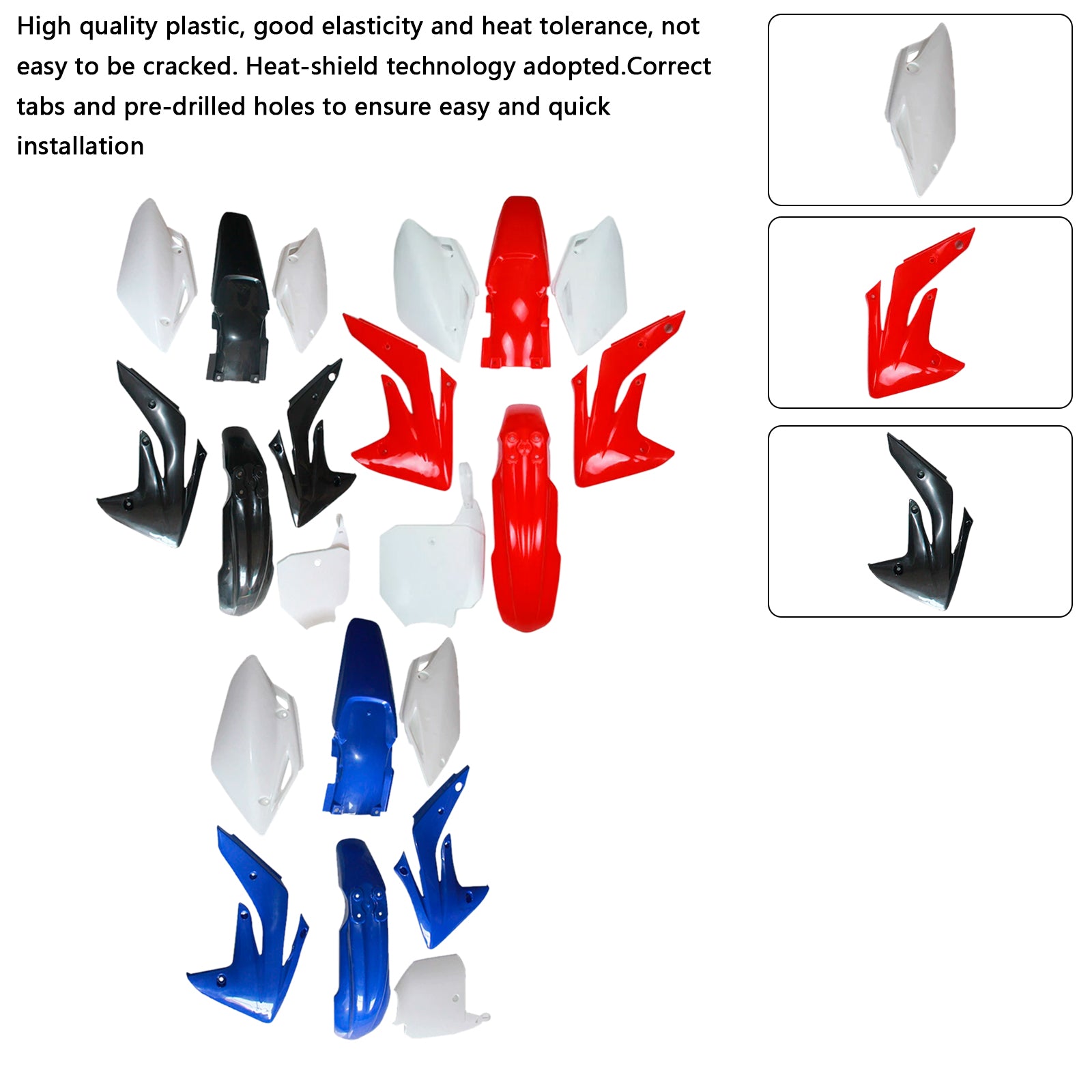 Amotopart 2007-2014 Honda CRF150R CRF150RB Fairing Kit