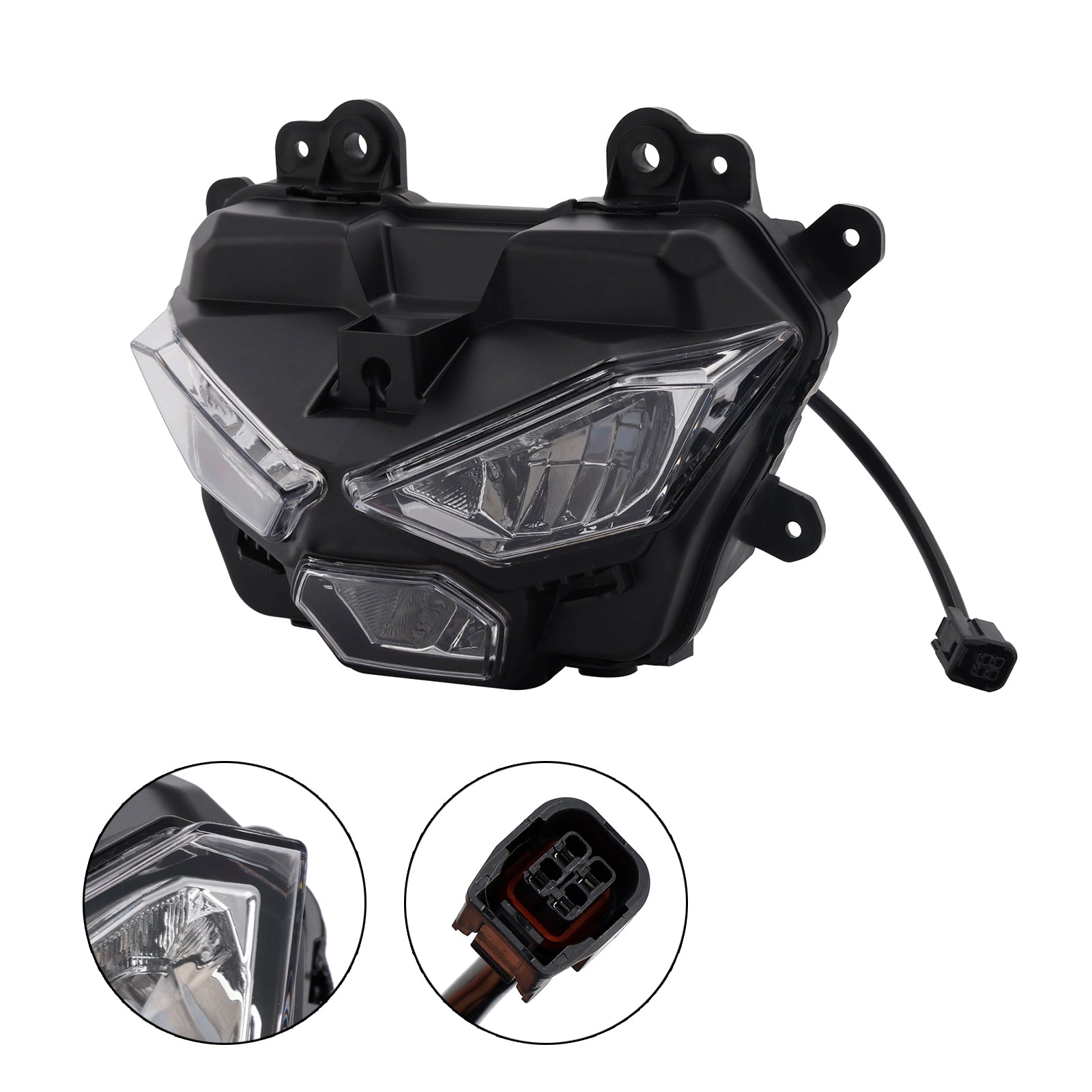 2025 Kawasaki Ninja Z900 Front Headlight Grille Headlamp Led Protector Brown