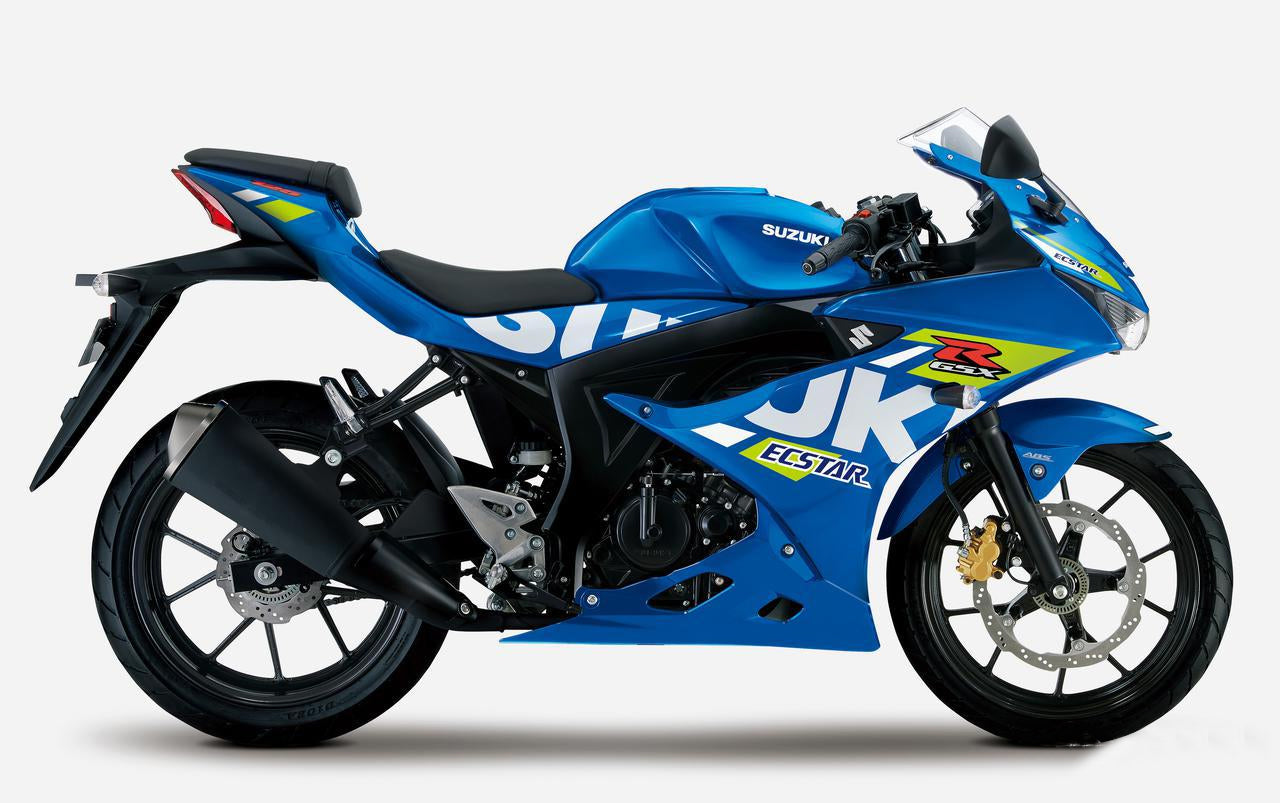 Amotopart 17-24 Suzuki GSX-R125 White Blue Fairing Kit (nur für die US-Version geeignet)