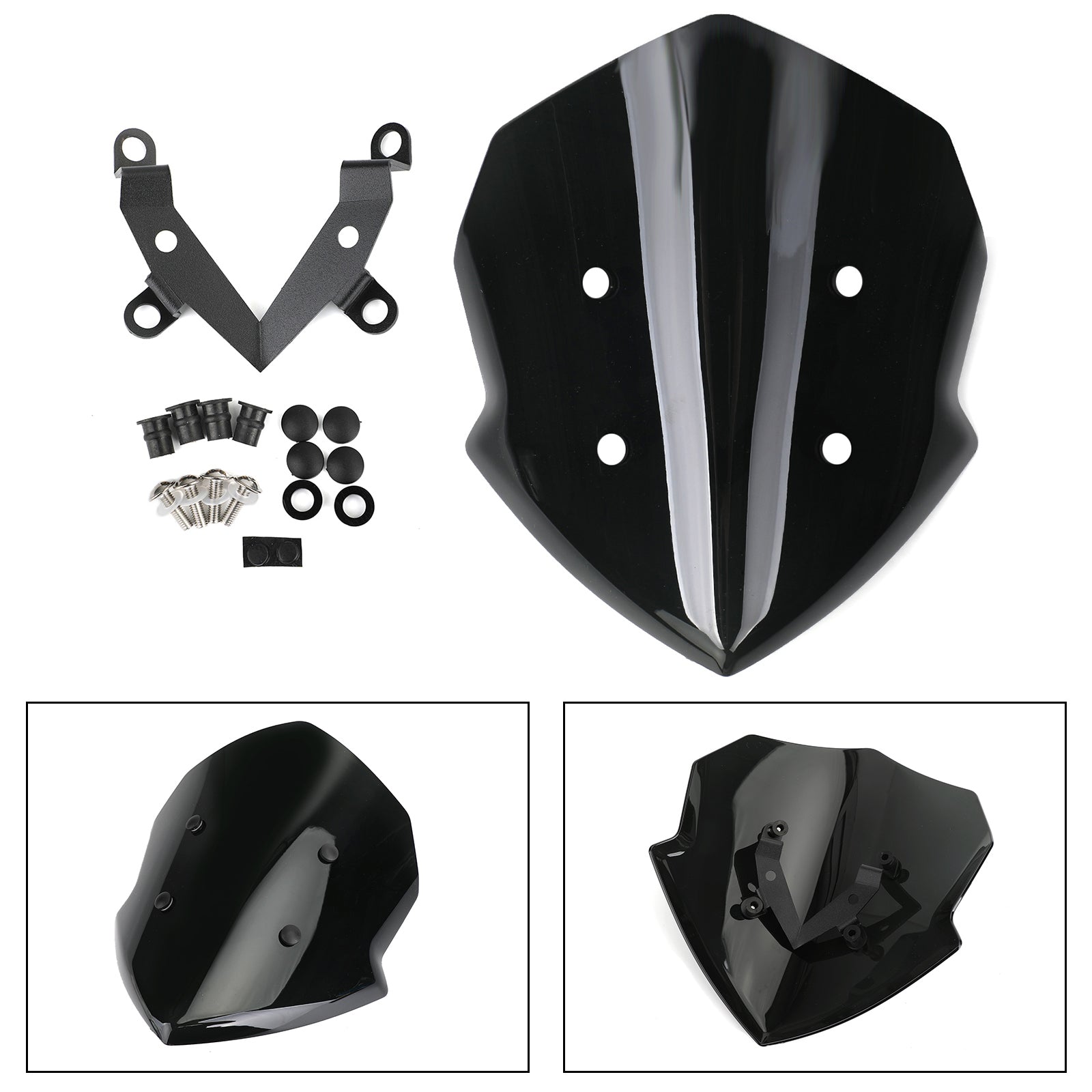 19-20 Kawasaki Z125 ABS 4mm motorsykkel frontrute skjerm frontrute