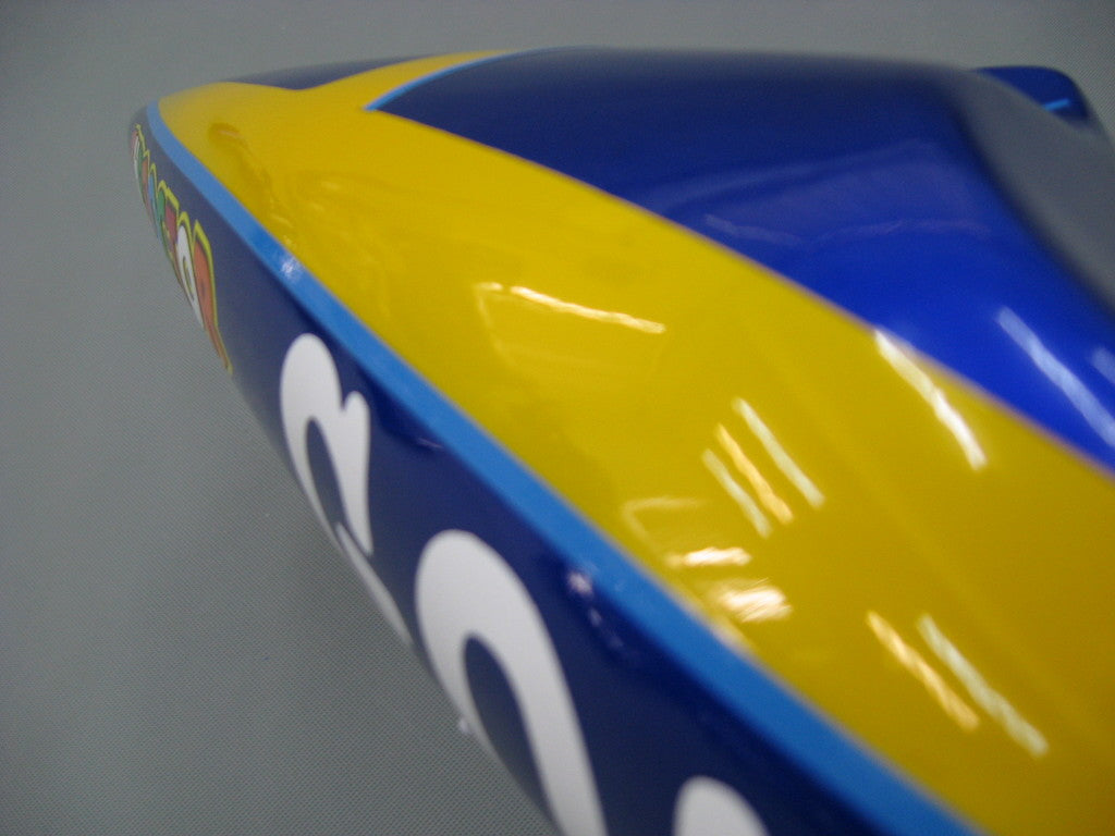 Amotopart 1998-1999 YAMAHA YZF 1000 R1 Blue & White Logos Style 1 Fairing Kit