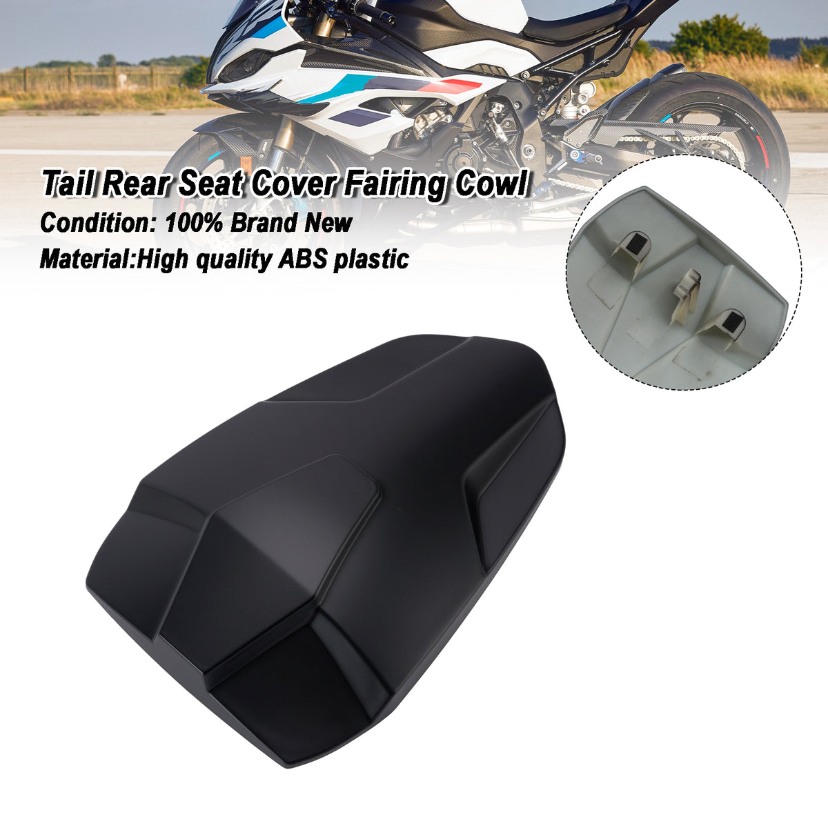 2023-2026 BMW S1000RR Rear Seat Cover Passenger Fairing Cowl