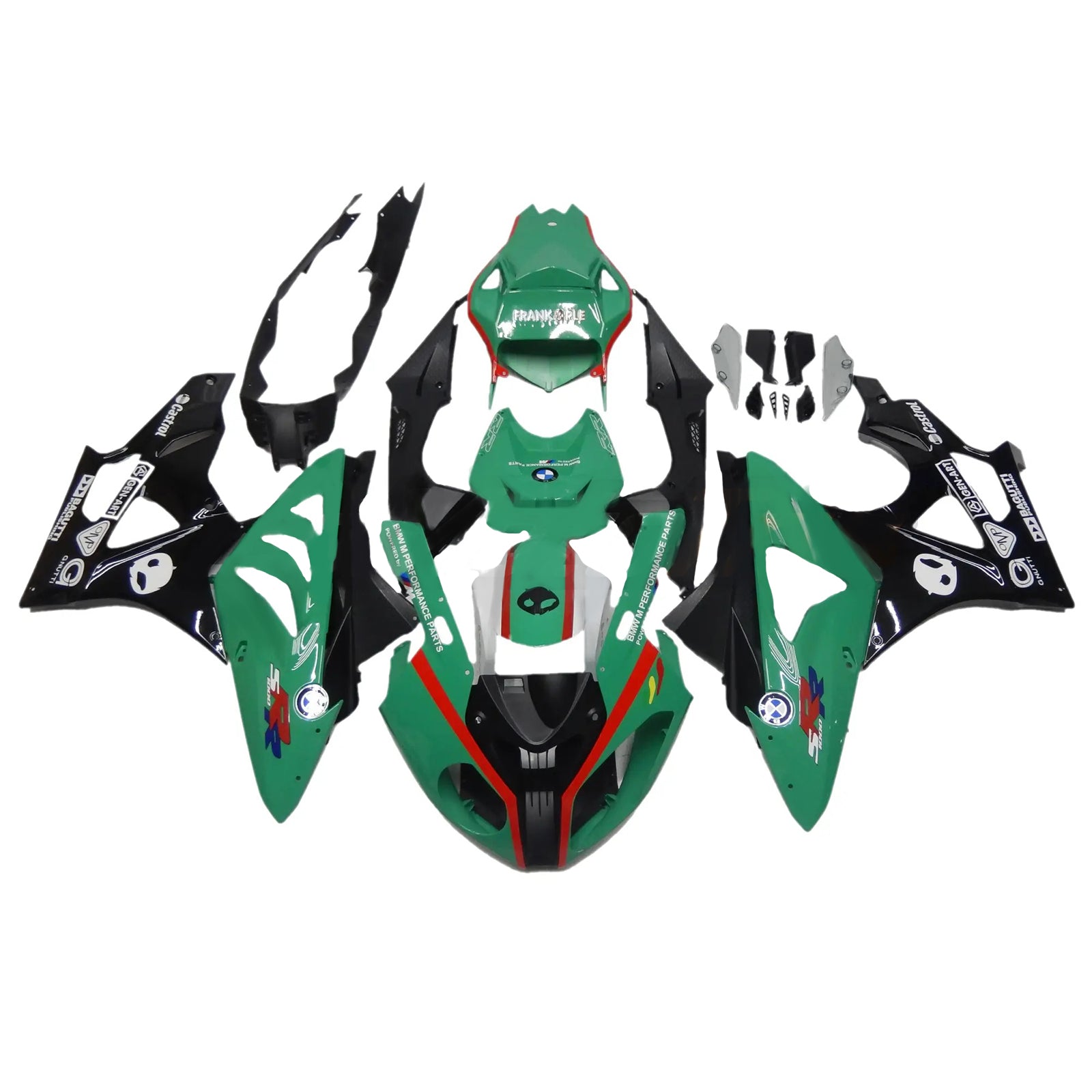 Kit Carenado Amotopart BMW S1000RR 2009-2014 Verde