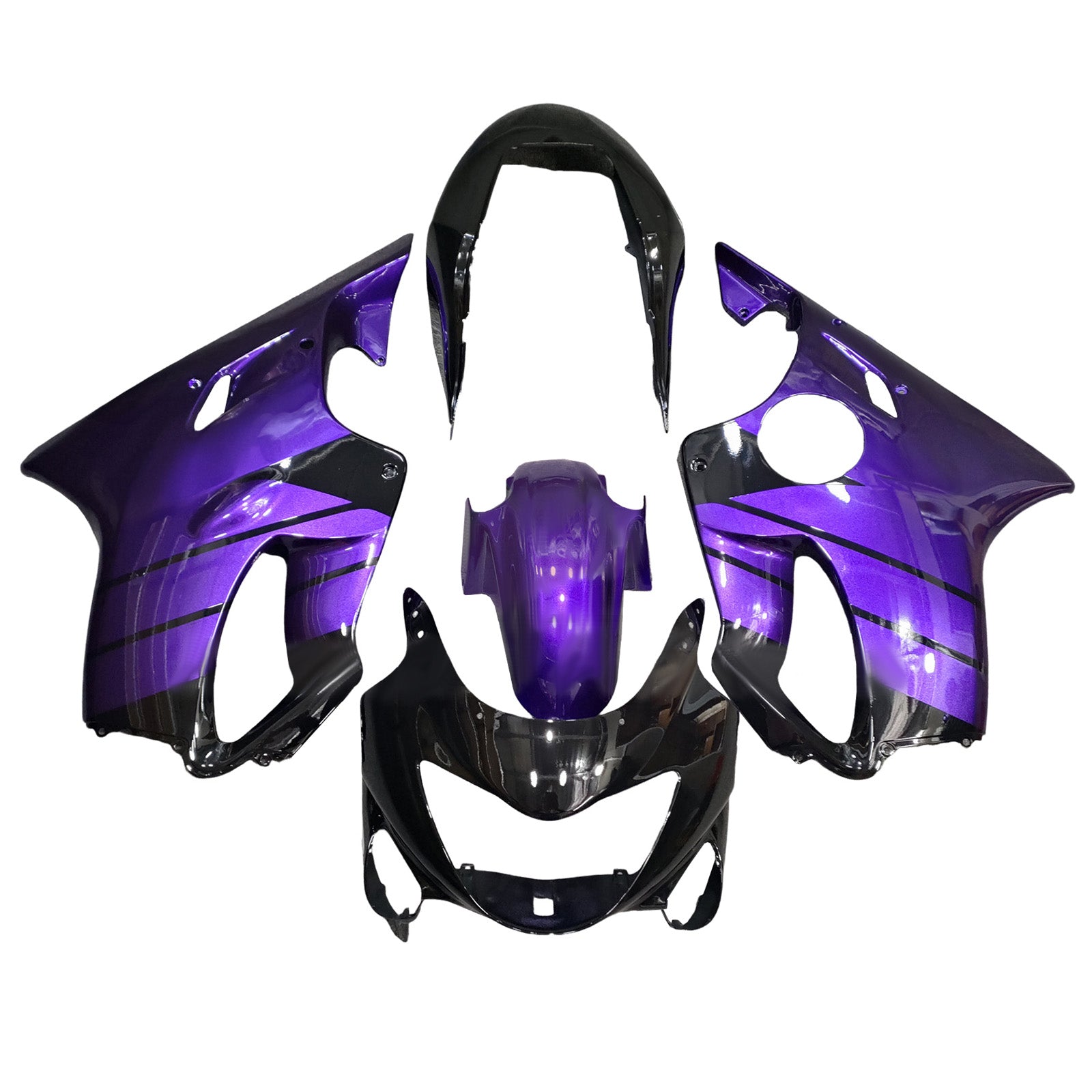 Amotopart 1999-2000 Honda CBR600 F4 Purple Fairing Kit