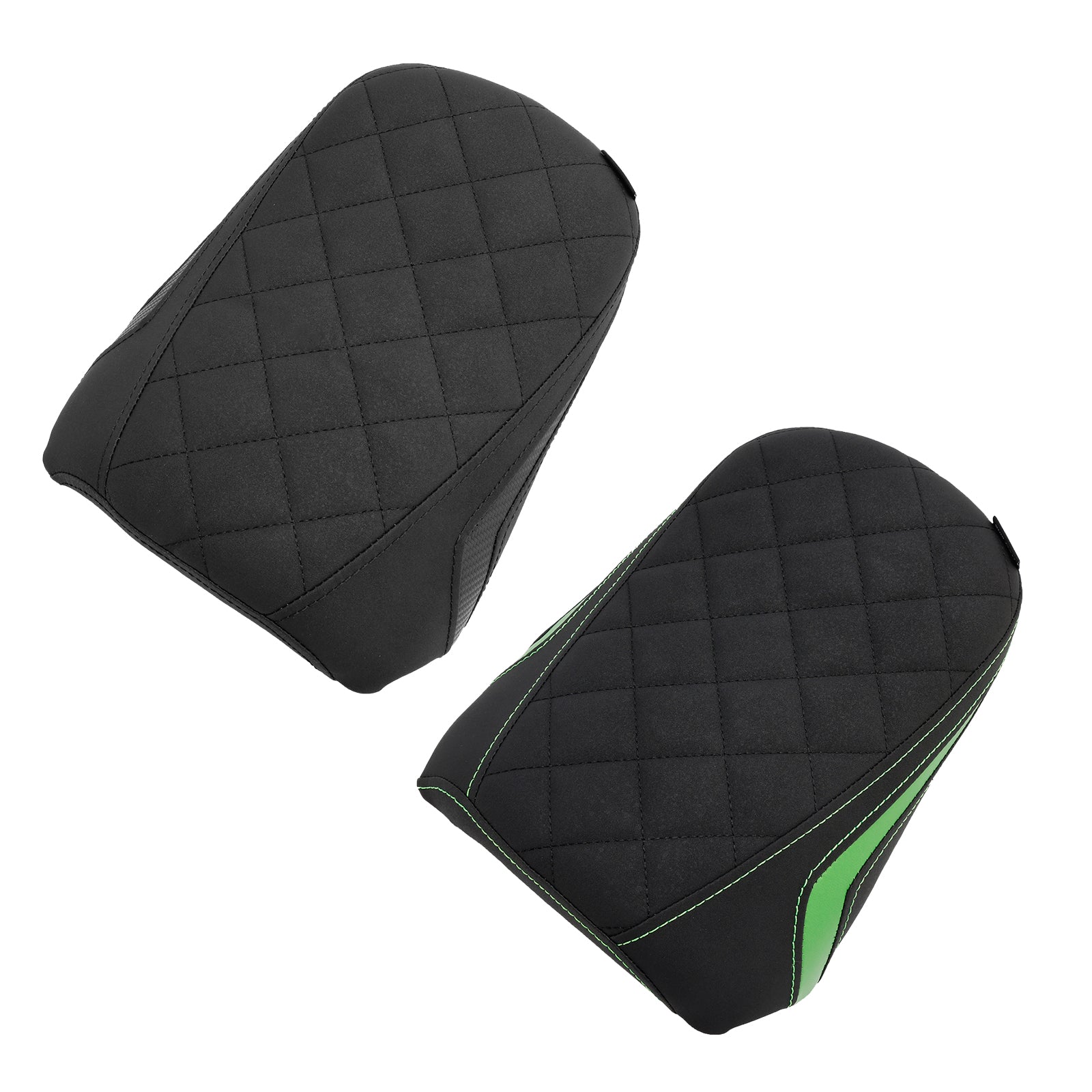 Kawasaki Vulcan S EN VN 650 15-23 Baksätet Passagerarkudde platt grön svart