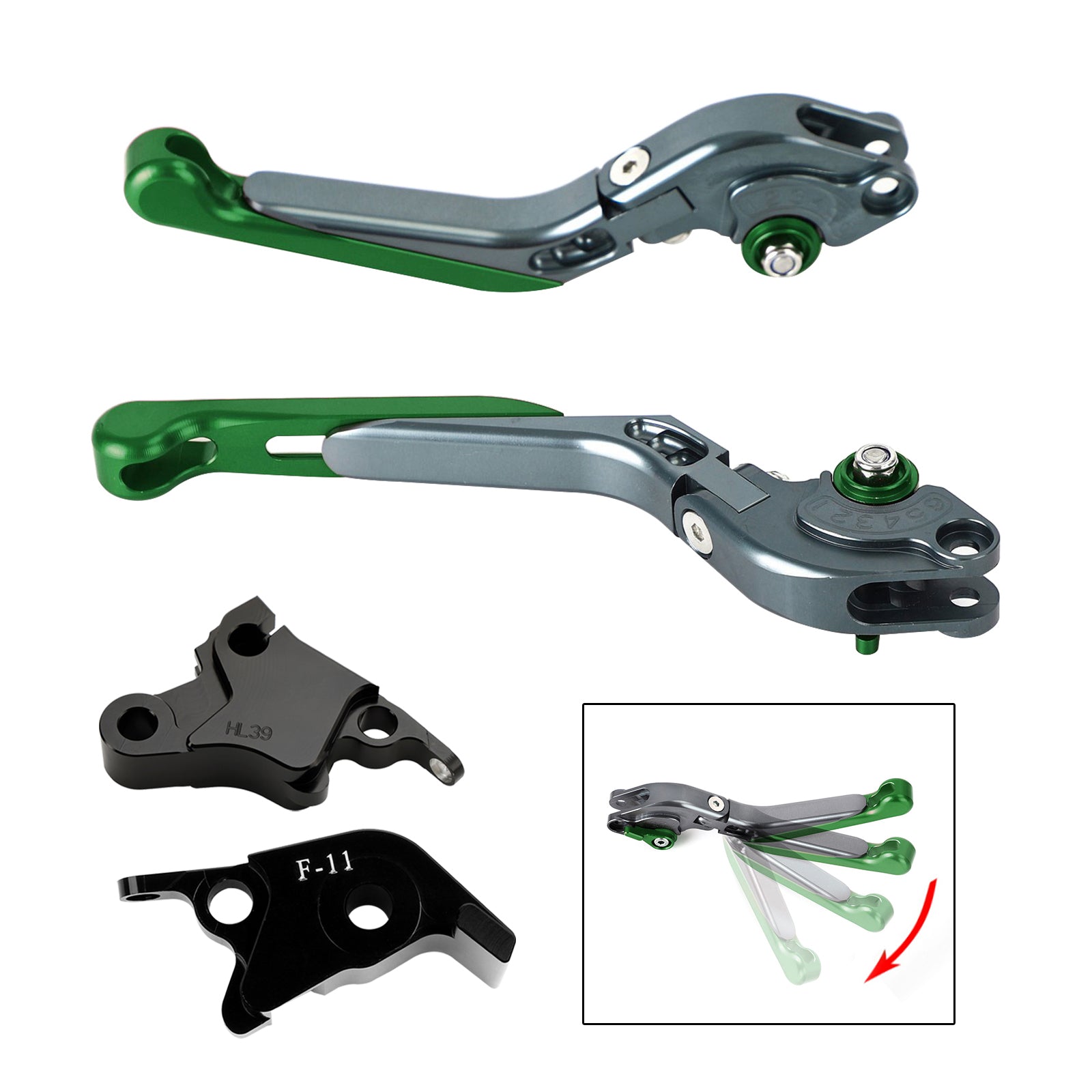 2021-2024 CFMOTO 700CL-X Sport Adjustable Clutch Brake Lever