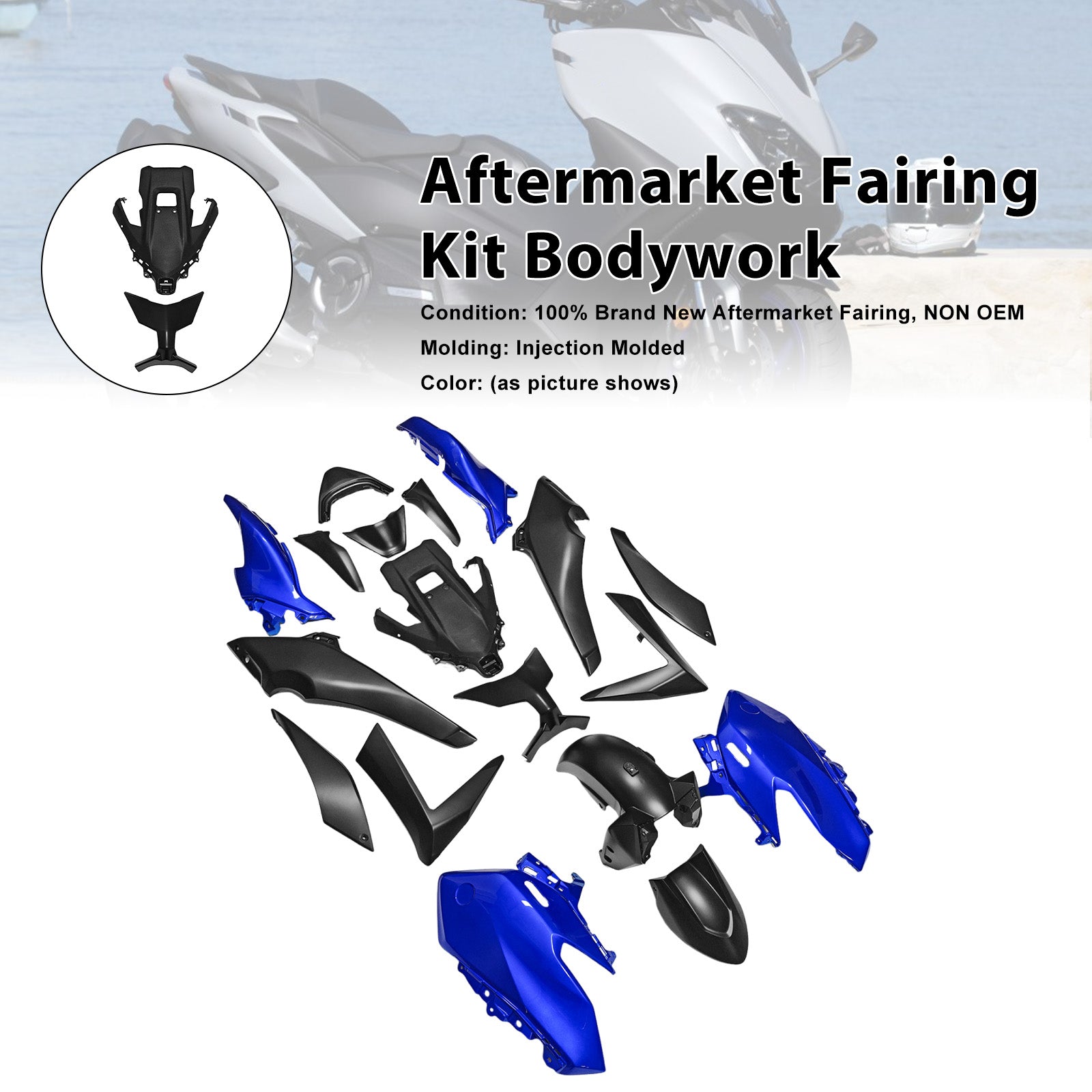 Amotopart 2025-2026 Yamaha TMAX560 Fairing Kit Collection