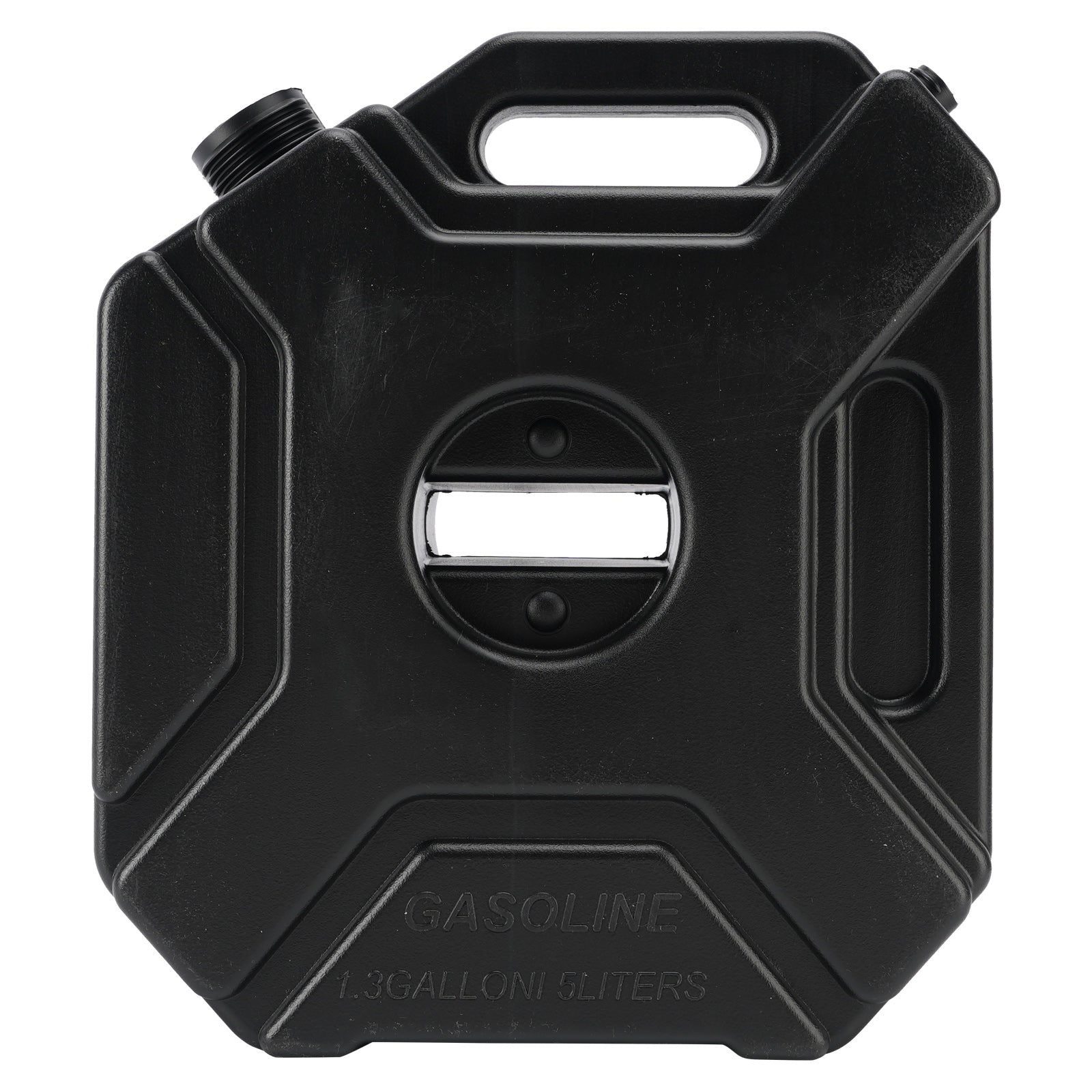 Touring Adventure 5L oliegasbeholder Antistatisk Jerry Can Brændstoftank Sort