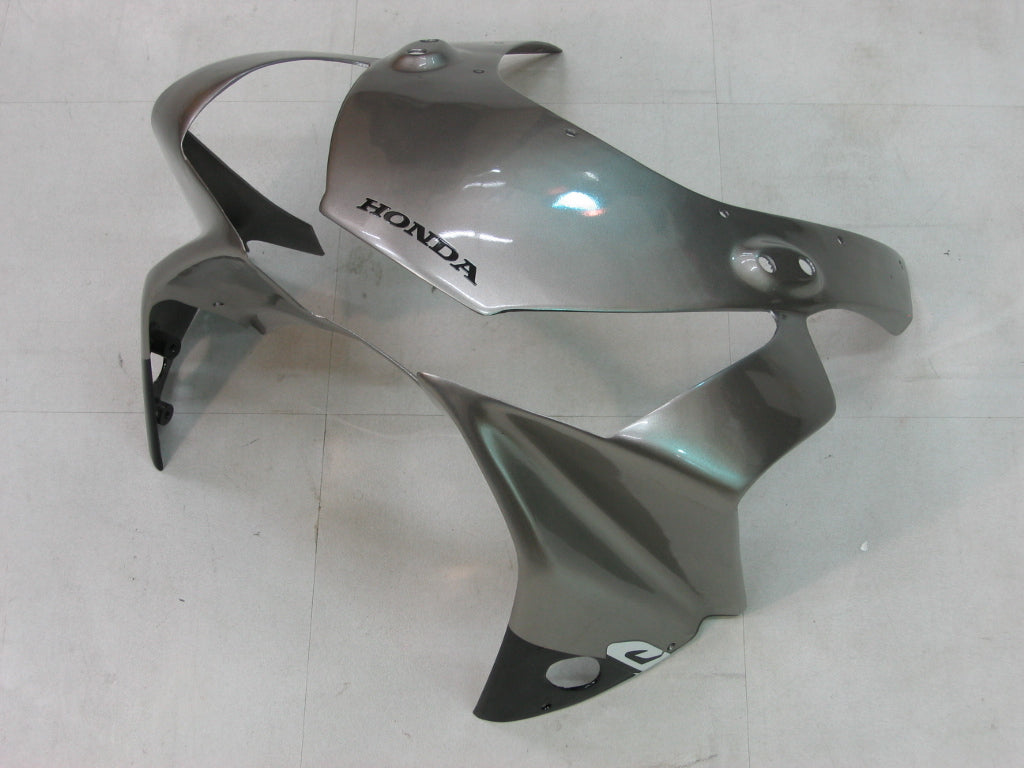 Amotopart 2002-2003 Honda CBR954 Kit de carénage noir en argent