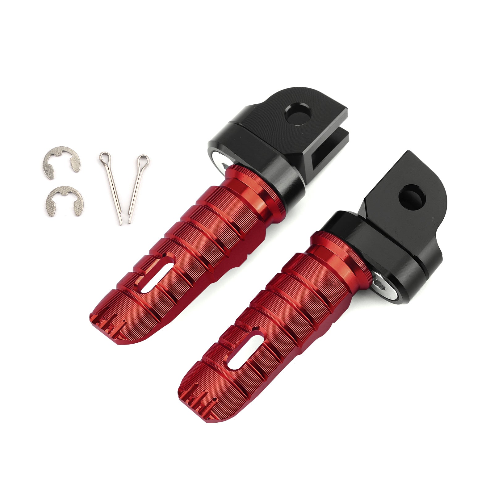 Reposapiés delanteros para HONDA CB125R CBR250RR CBR1000RR CB600F CB1100/RS/SX Rojo