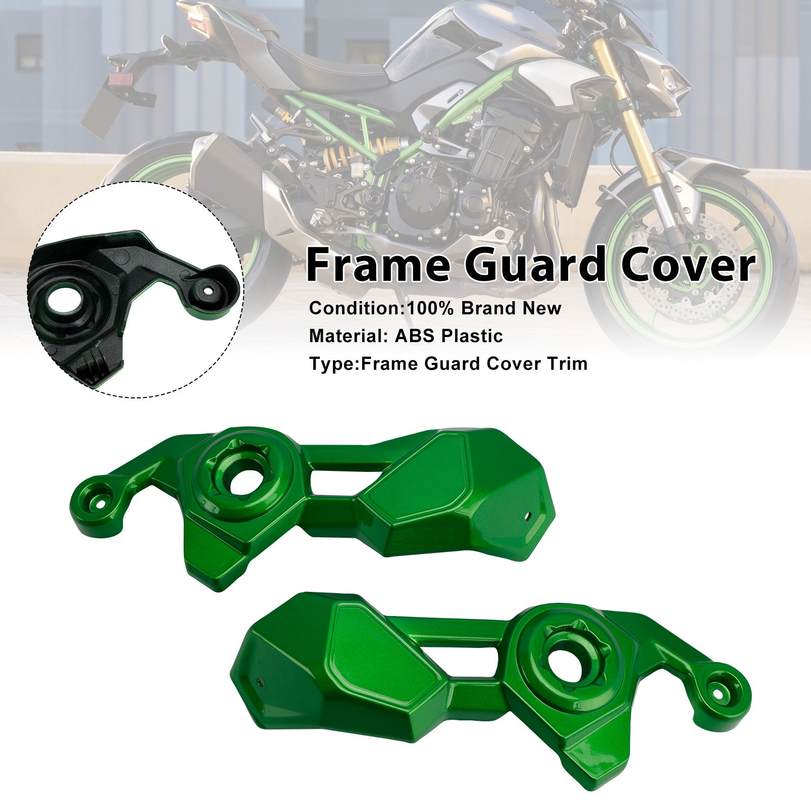 2025-2026 Kawasaki Z900 Frame Side Cover Panel Guard Fairing