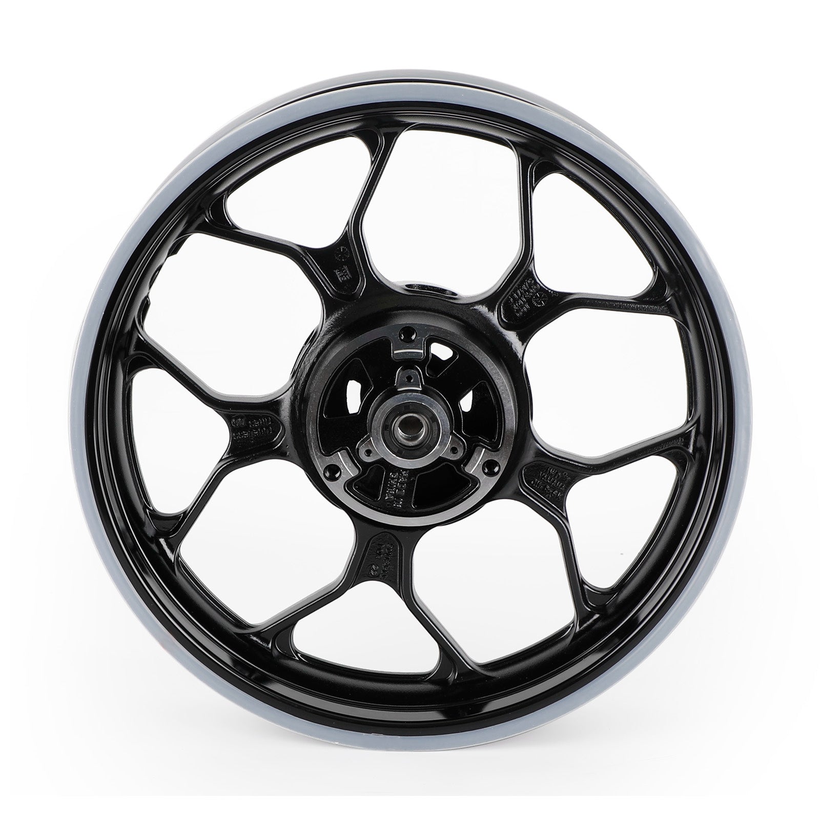 Komplette schwarze Front- und Hinterradrand für Yamaha YZF R3 2015-2022 Neu