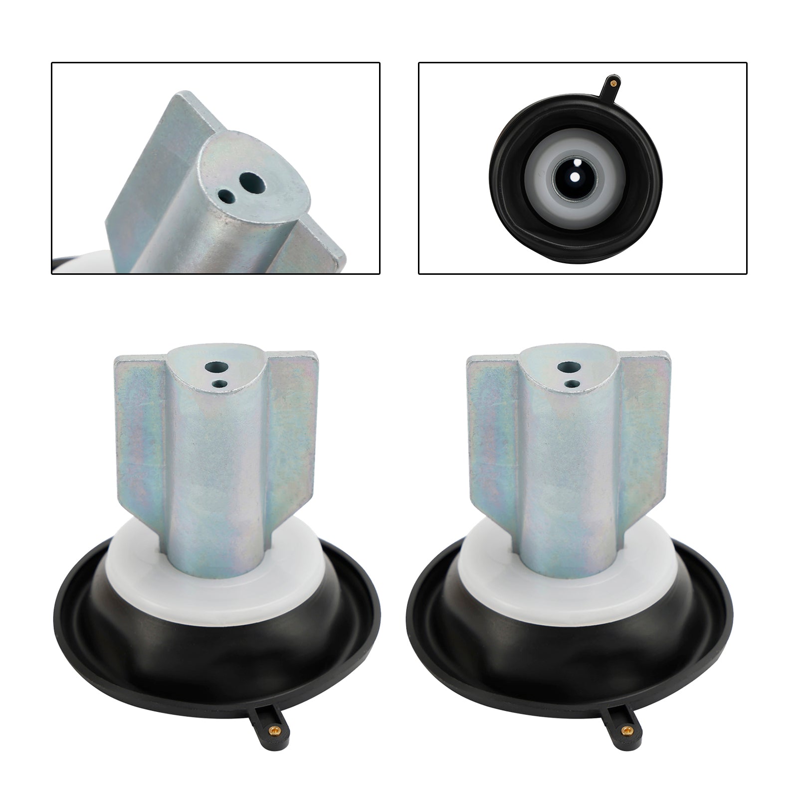 2x carburateur plunjer diafragma geschikt voor Kawasaki Prairie 700 kVF650 KVF700