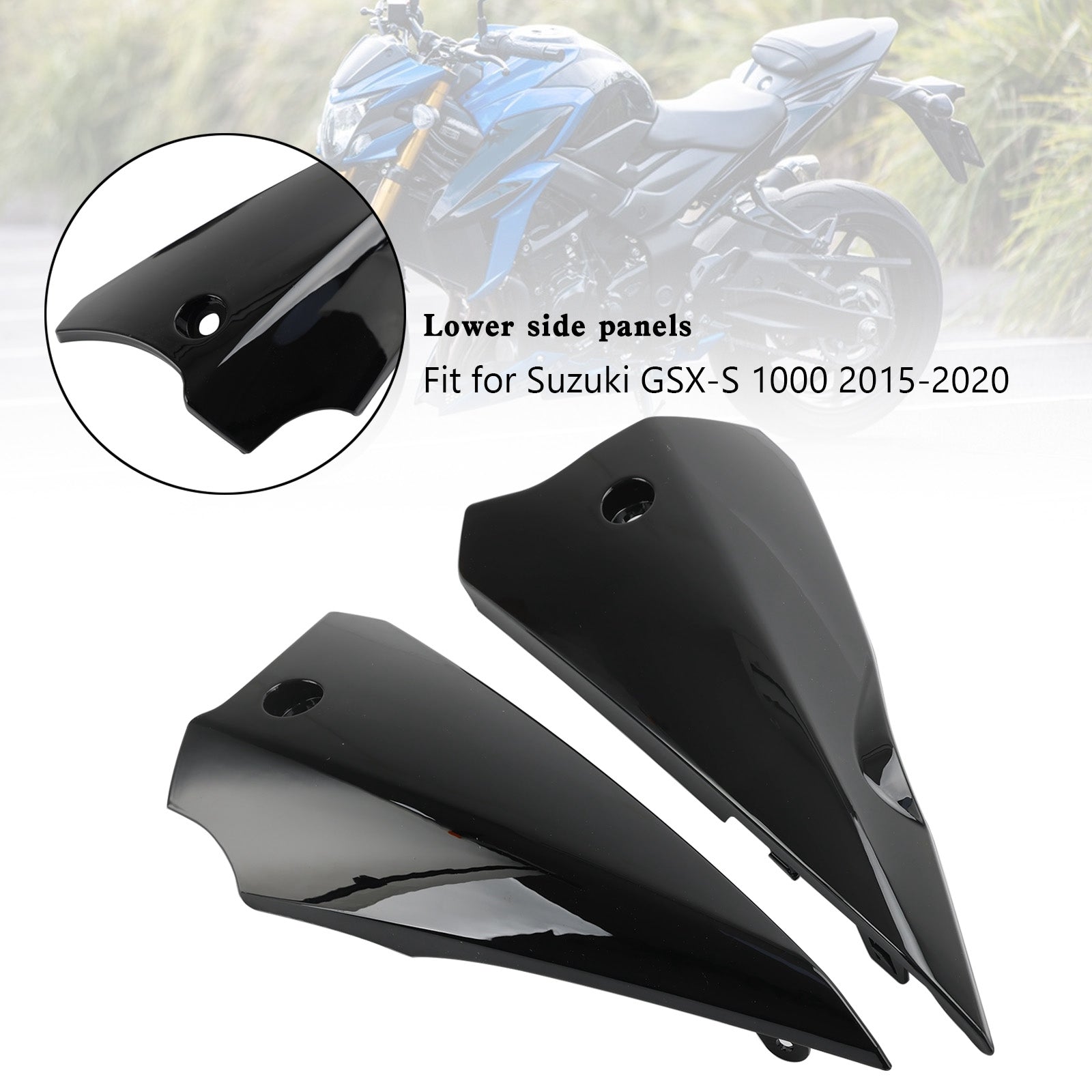 Paneles superiores del vientre carenado lateral inferior para Suzuki GSX-S 1000 2015-2020
