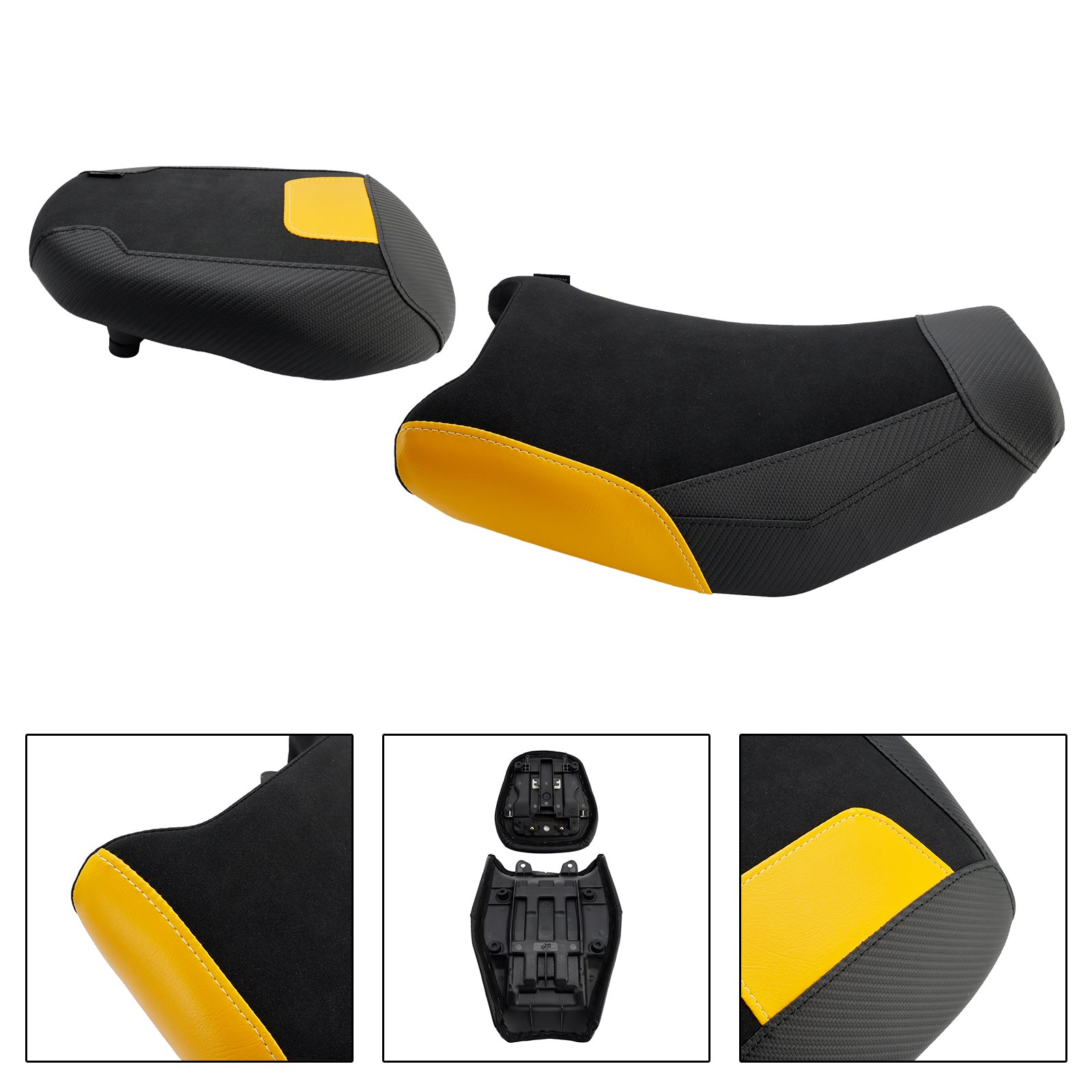 2024-2025 Suzuki V-Strom250Sx Lower Front W/ Rear Seat Driver Pillion Yellow