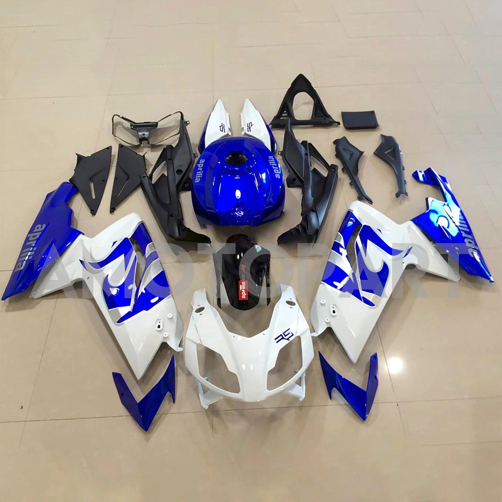 Amotopart 2006-2011 Aprilia RS125 Black Blue Fairing Kit