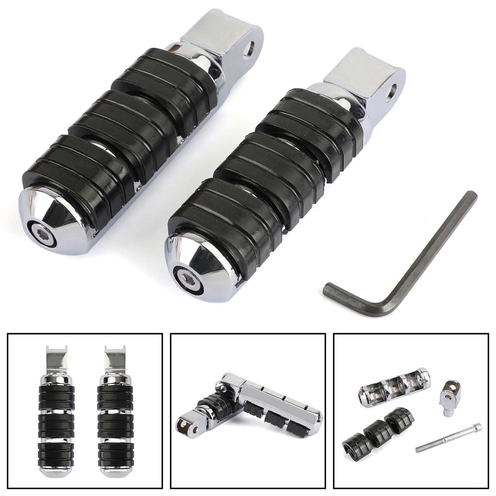 Honda VTX VLX 600 Saber Spirit 1100 Spirit/Ace 750 Aero Magna 750 fotpinnar