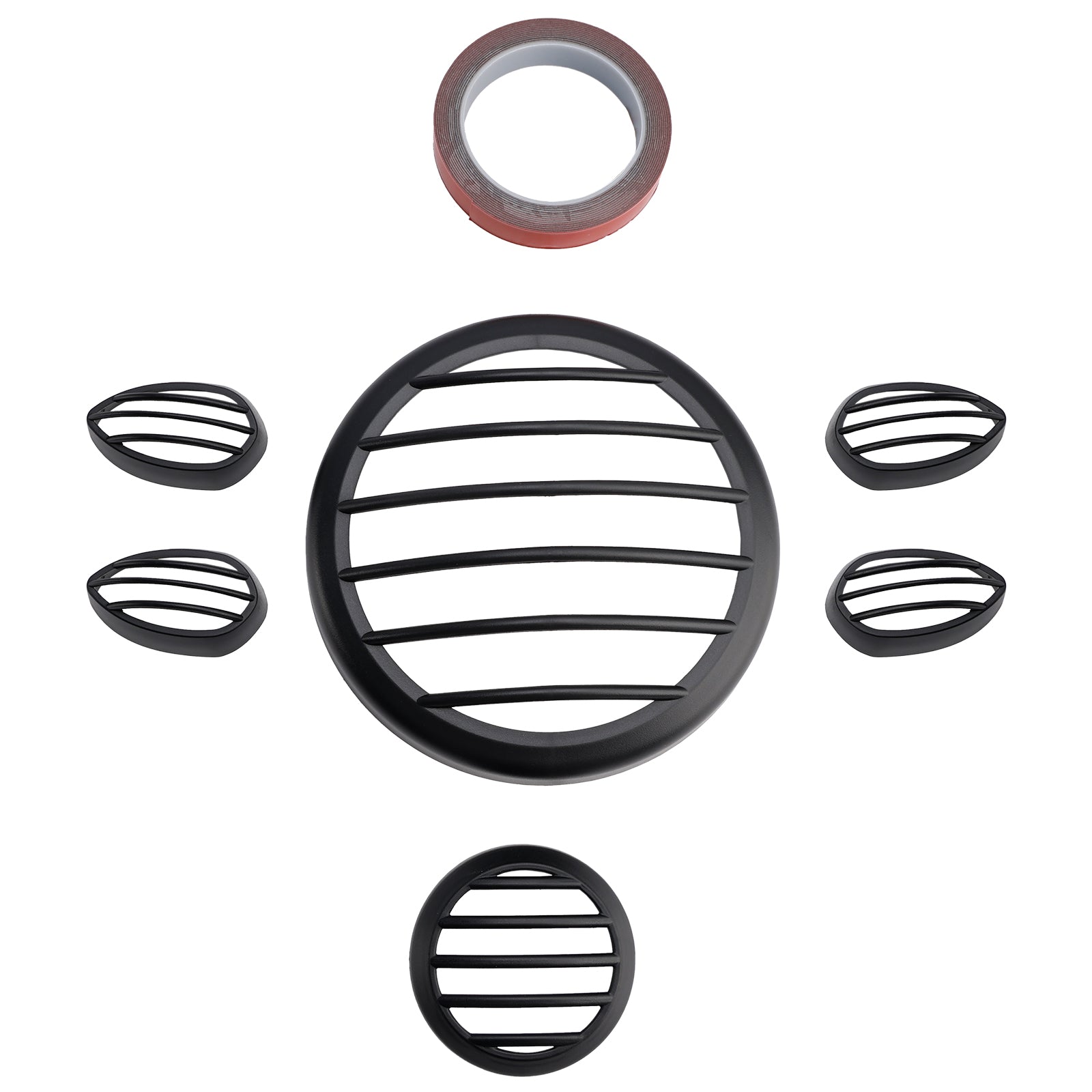 Yamaha PG-1 2023-2024 Headlight de garde de couvercle de couverture de couverture de couverture noir kit