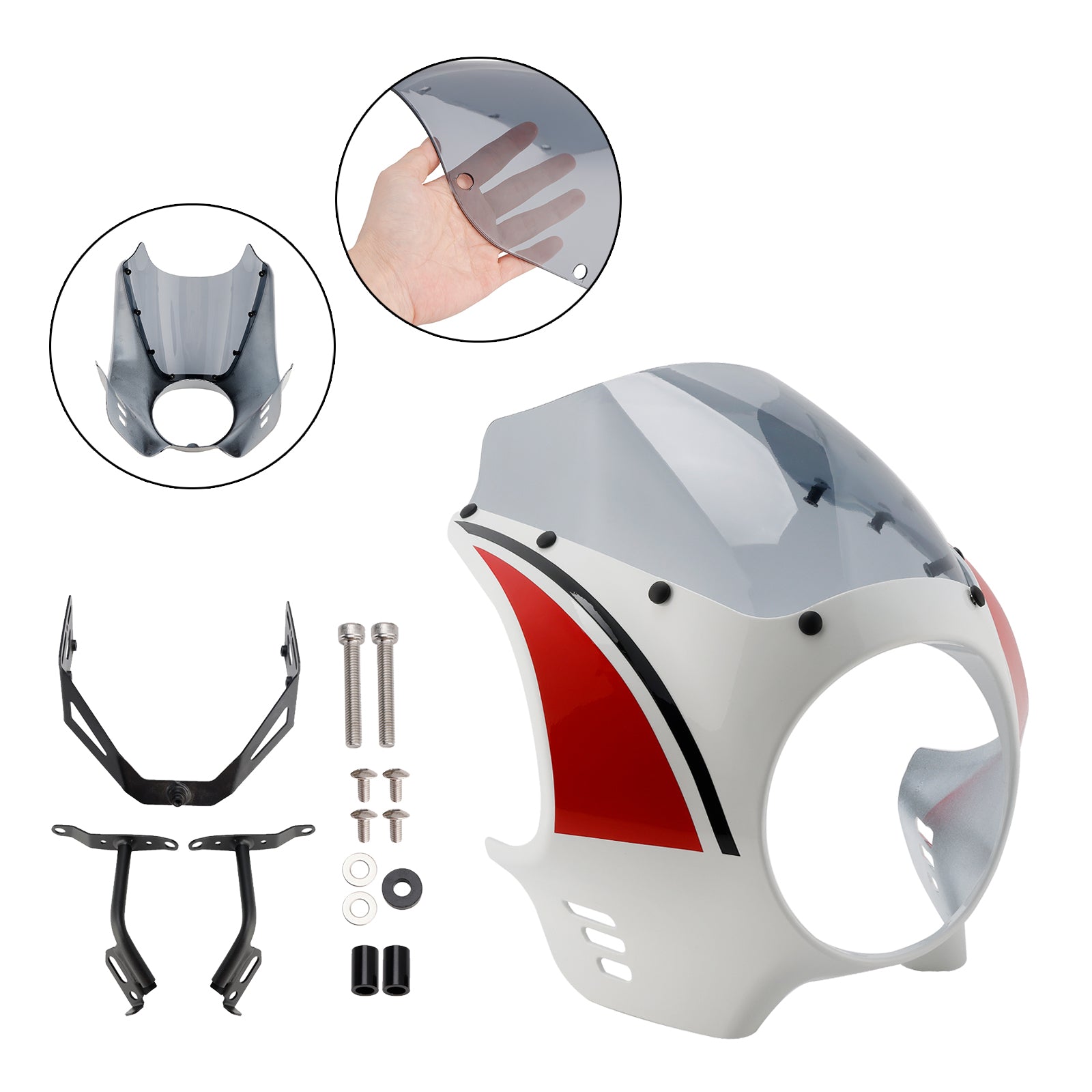 Yamaha XSR900 2022-2025 Headlight Fairing Windshield WindScreen