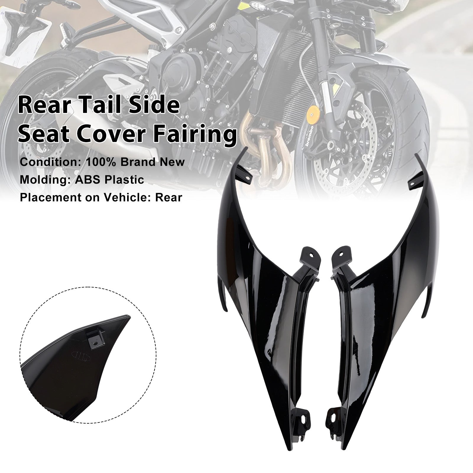 Street Triple 765 R RS 2020-2025 Rear Tail Side Seat Cover Fairing