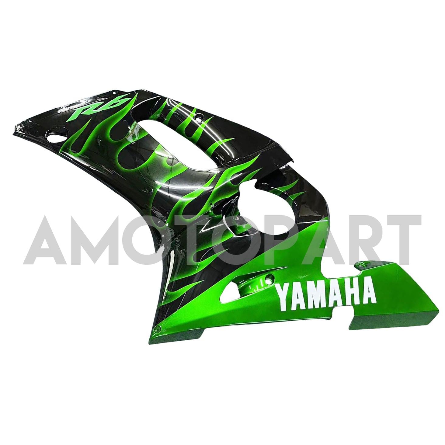 Amotopart 1998-2002 Yamaha YZF 600 R6 Black Green Fairing Kit