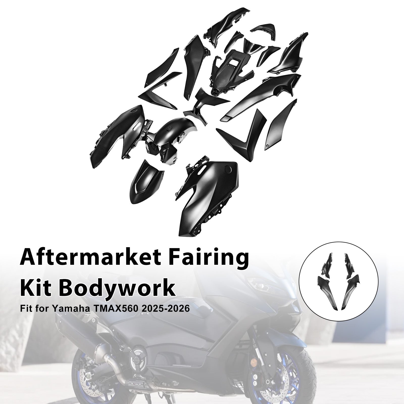 Amotopart 2025-2026 Yamaha TMAX560 Fairing Kit Collection