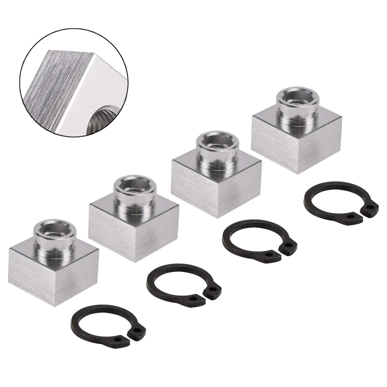 Triton Xt & Lt 4X Set Snowmobile Trailer Insert Nut & Snap Ring 04414 03400