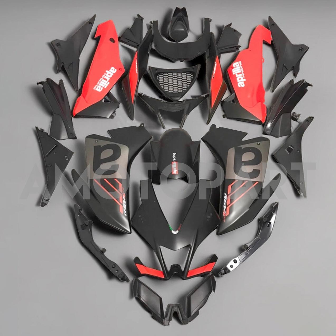 AMOTOPART 2009-2015 Aprilia RSV4 1000 Schwarzes Rotverkleidungskit