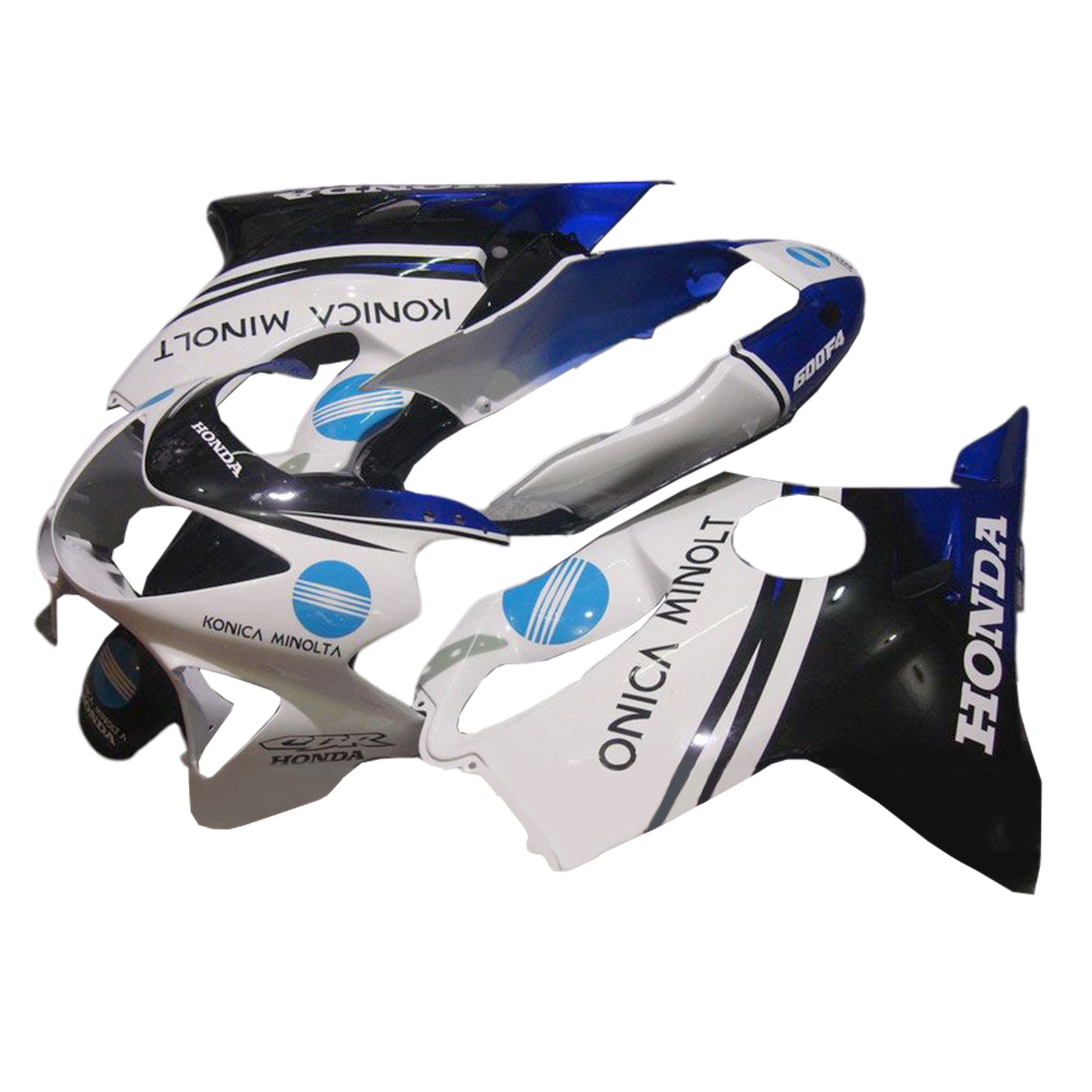 Amotopart 1999-2000 Honda CBR600F4 White Black Fairing Kit
