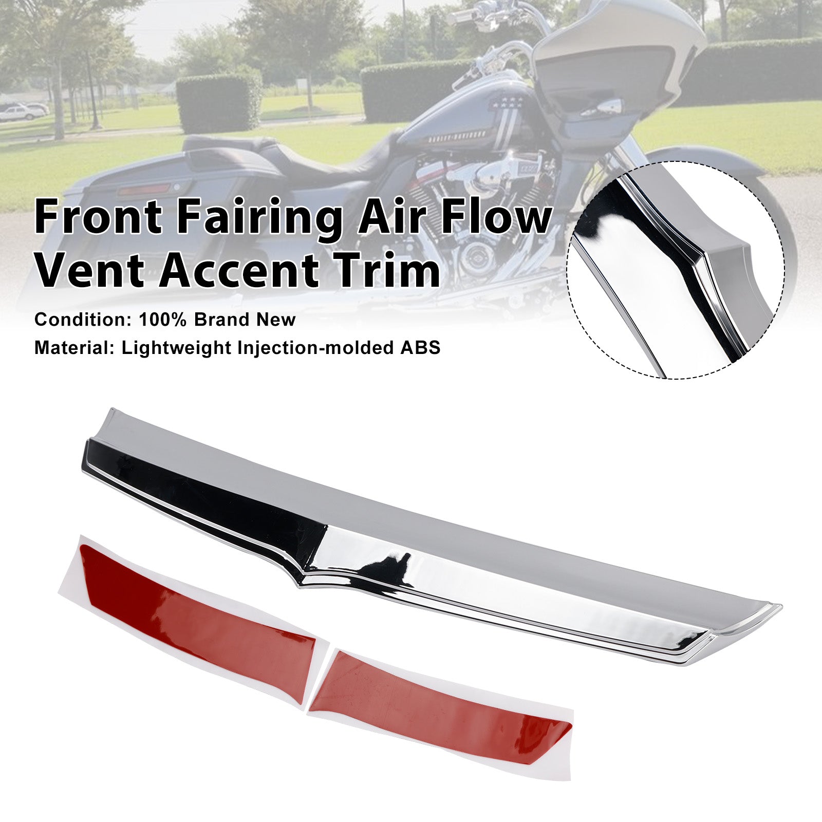 2015-Up Road Glide FLTRX Front Fairing Air Flow Vent Accent Trim
