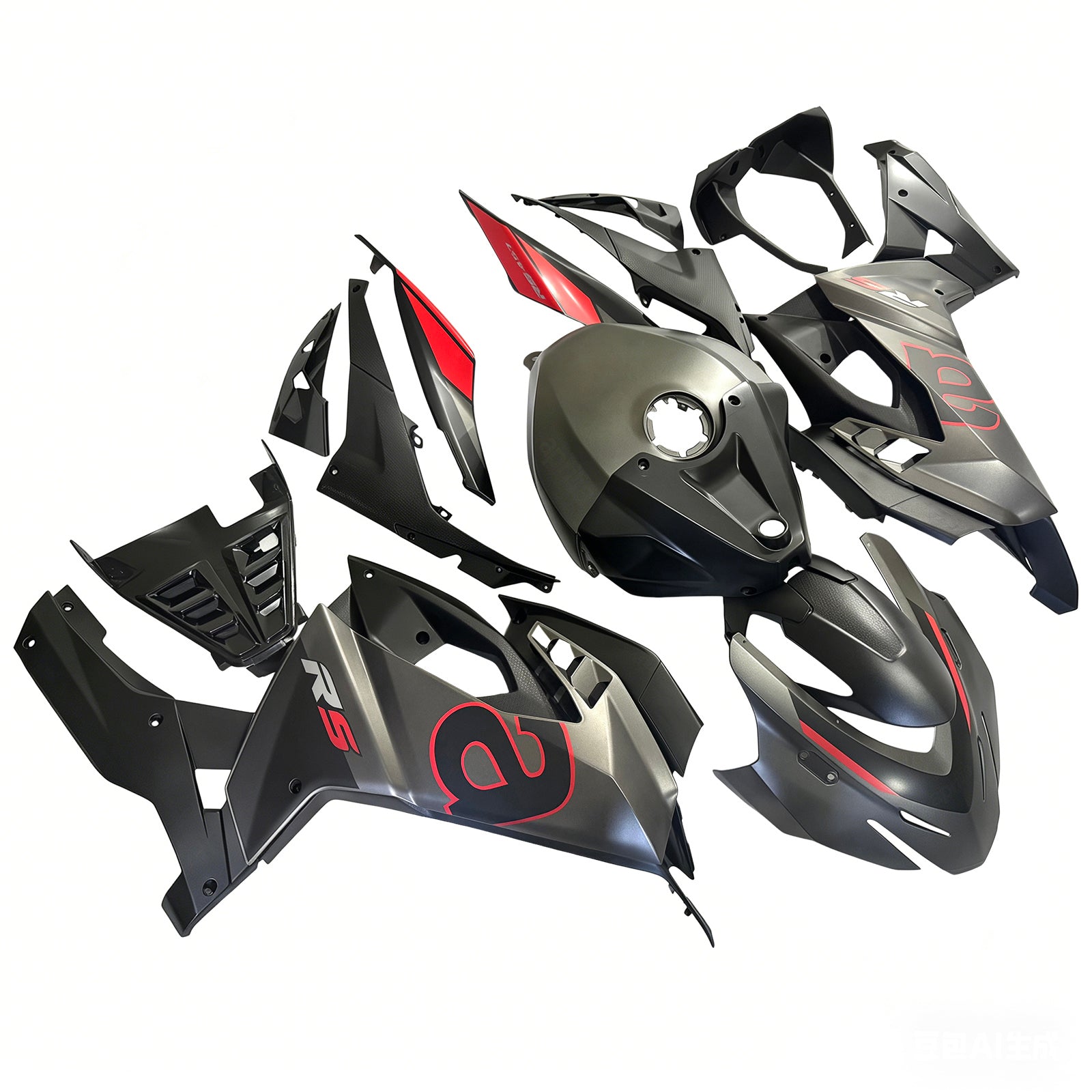 Amotopart 2024-2025 Aprilia RS457 Black Fairing Kit