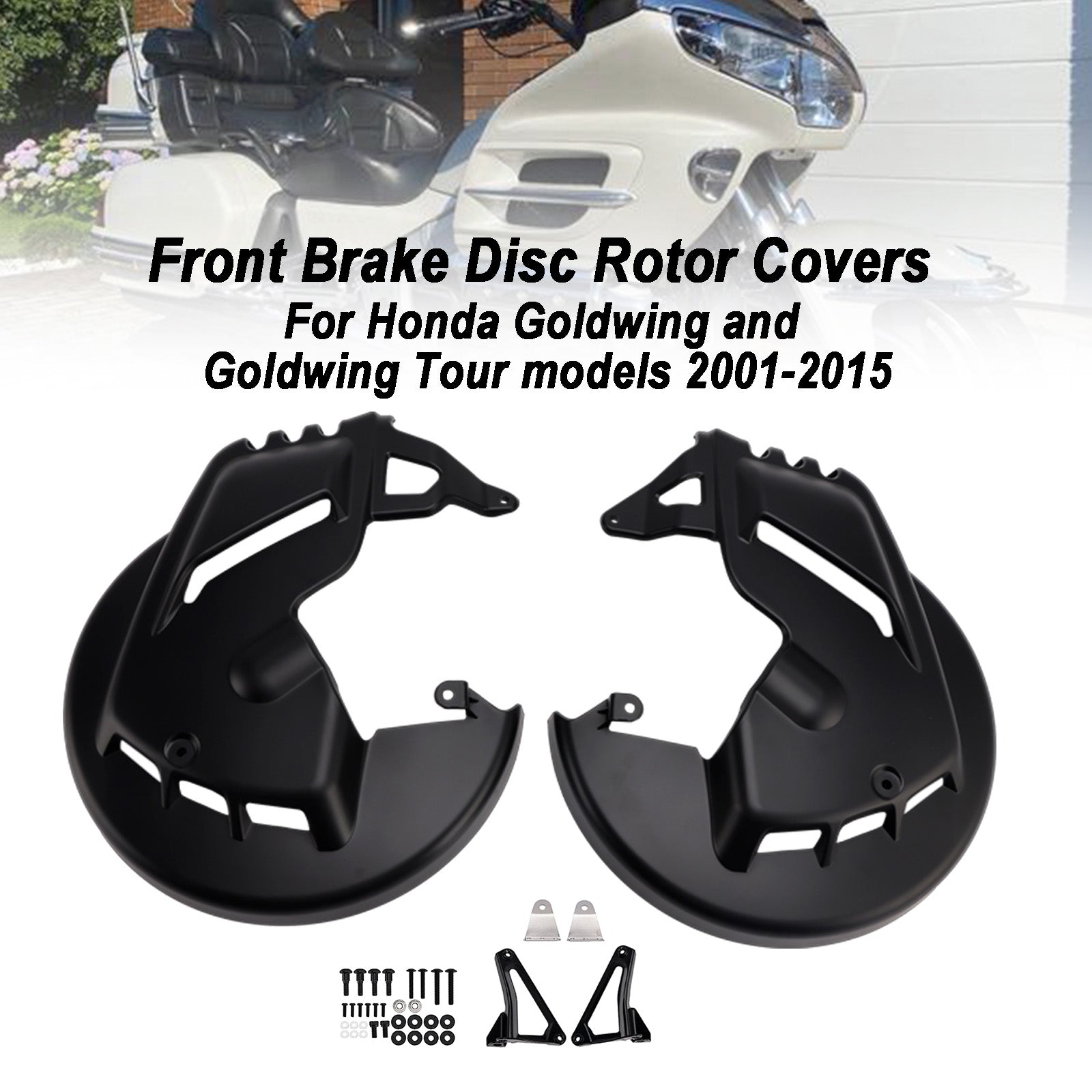 Honda Goldwing GL1800 F6B 01-15 Front Brake Disc Rotor Covers