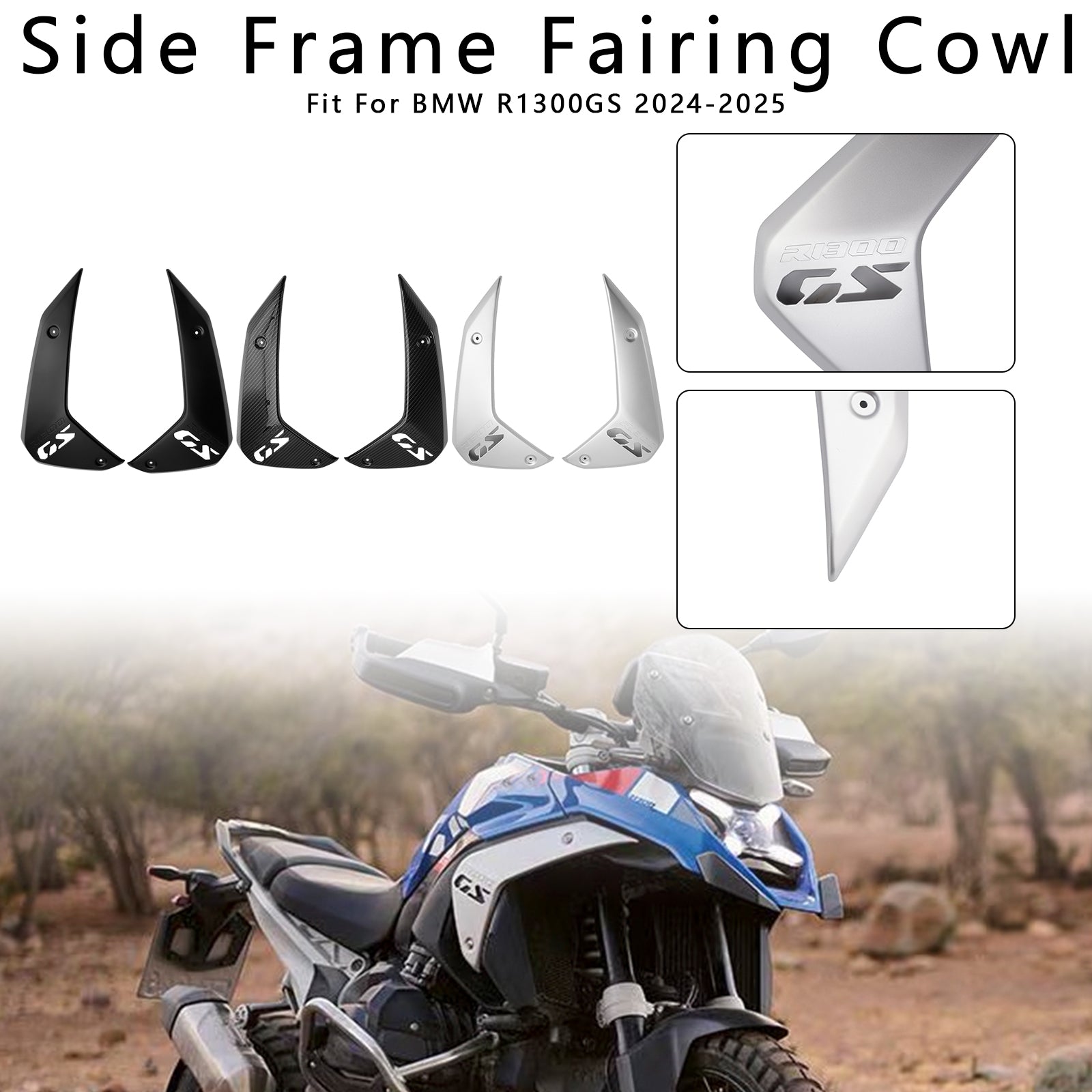 BMW R1300GS 2024-2025 Boční rám kapotáž strážců kryt radiátoru