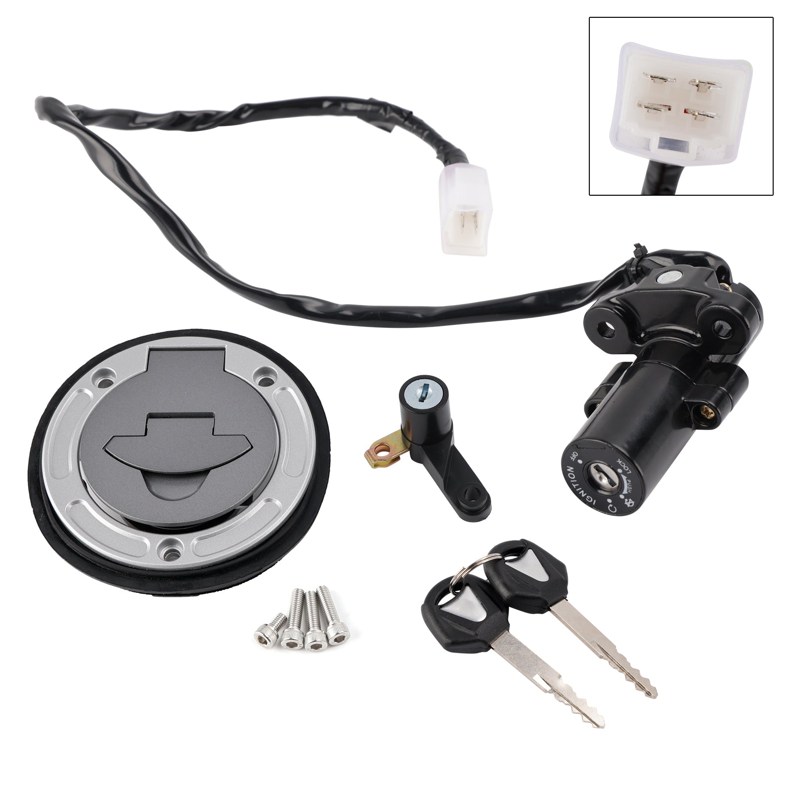 2019-2024 YAMAHA YZF-R3 MT-03 ABS Ignition Key Switch Feul Cap Seat Lock Set