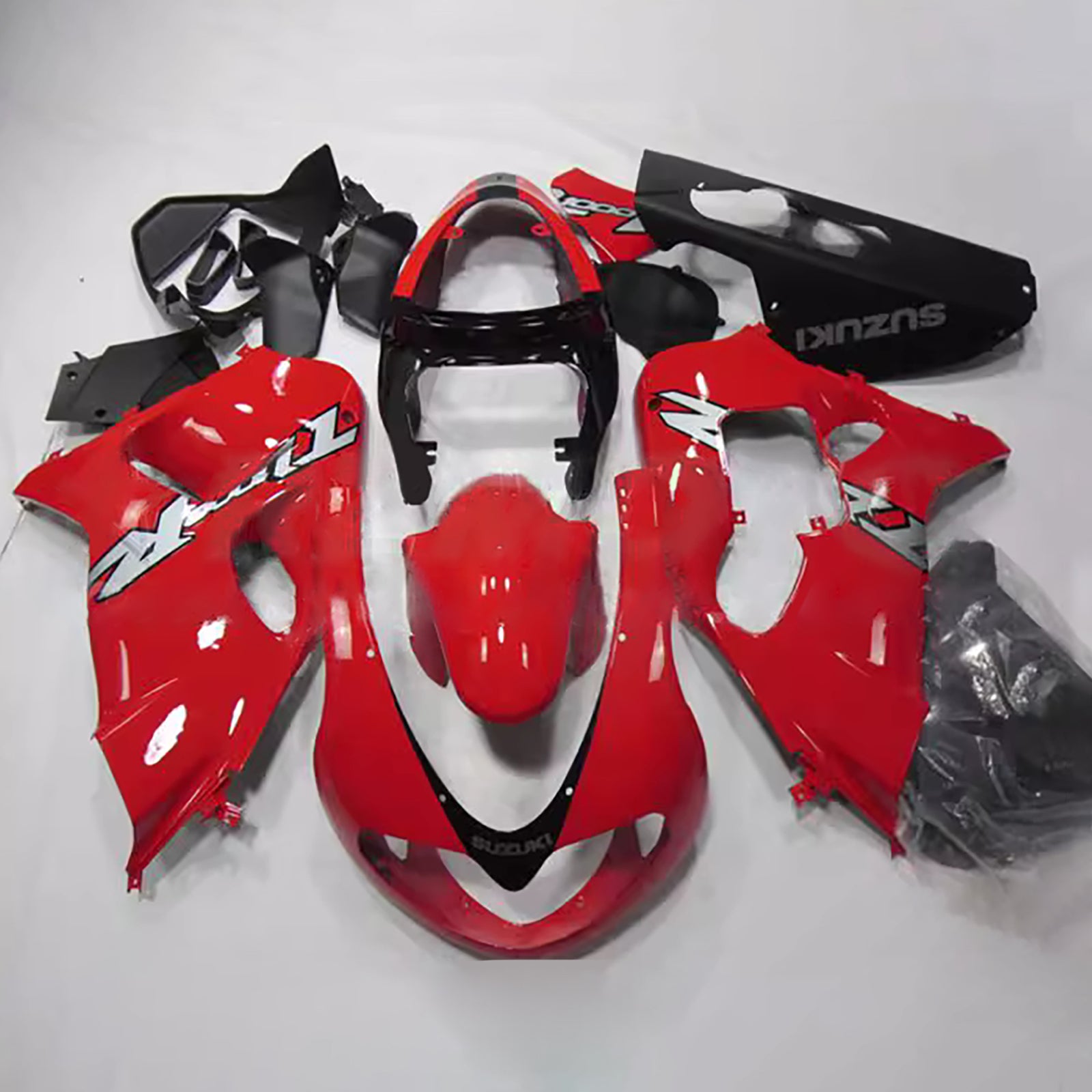 Amotopart 1998–2003 Suzuki TL1000R Rot Grau Schwarz Verkleidungsset