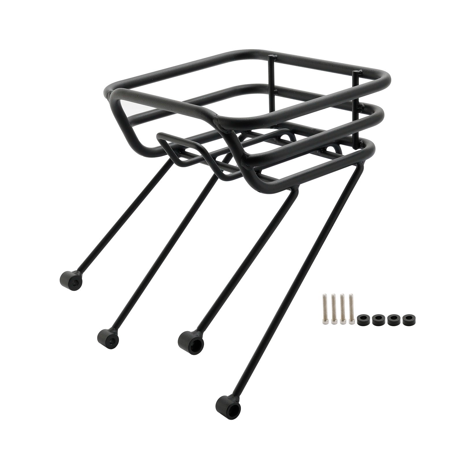 Black Front Rack Carrier Basket til Honda Hunter Cub CT125 Trail 2020-2023 22 21