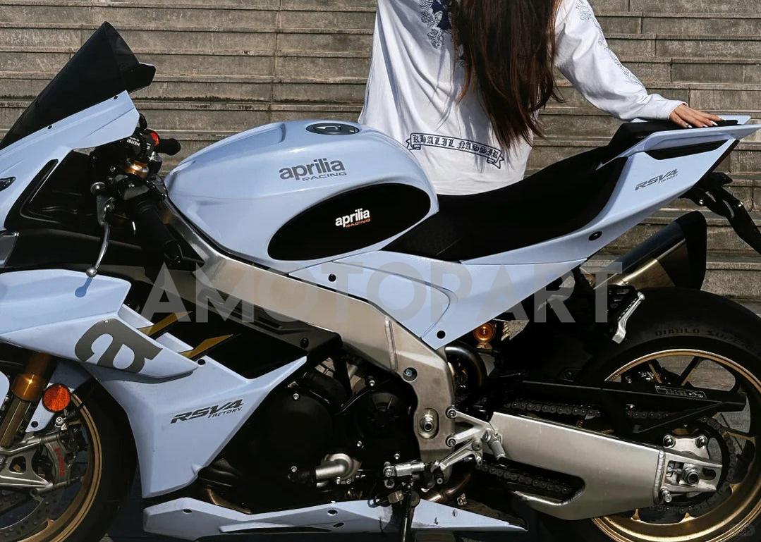 Amotopart 2022-2024 Aprilia RSV4 1100 Hellblaues Verkleidungskit