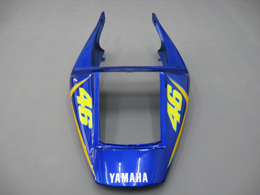 Amotopart 1998-1999 YAMAHA YZF 1000 R1 Blue & White Logos Style 1 Fairing Kit