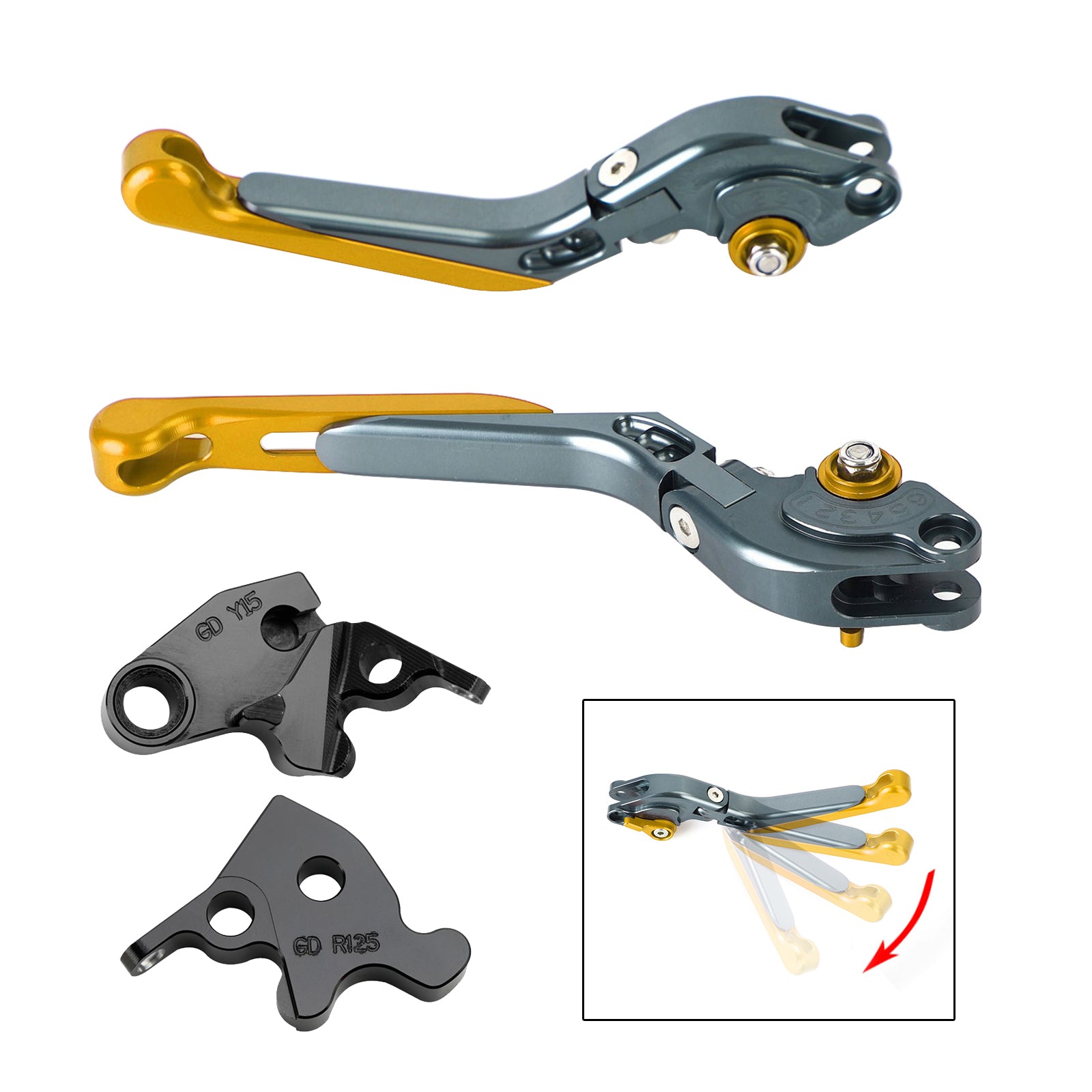 2019-2022 Yamaha xsr 155 mt15 alavanca de freio de embreagem ajustável