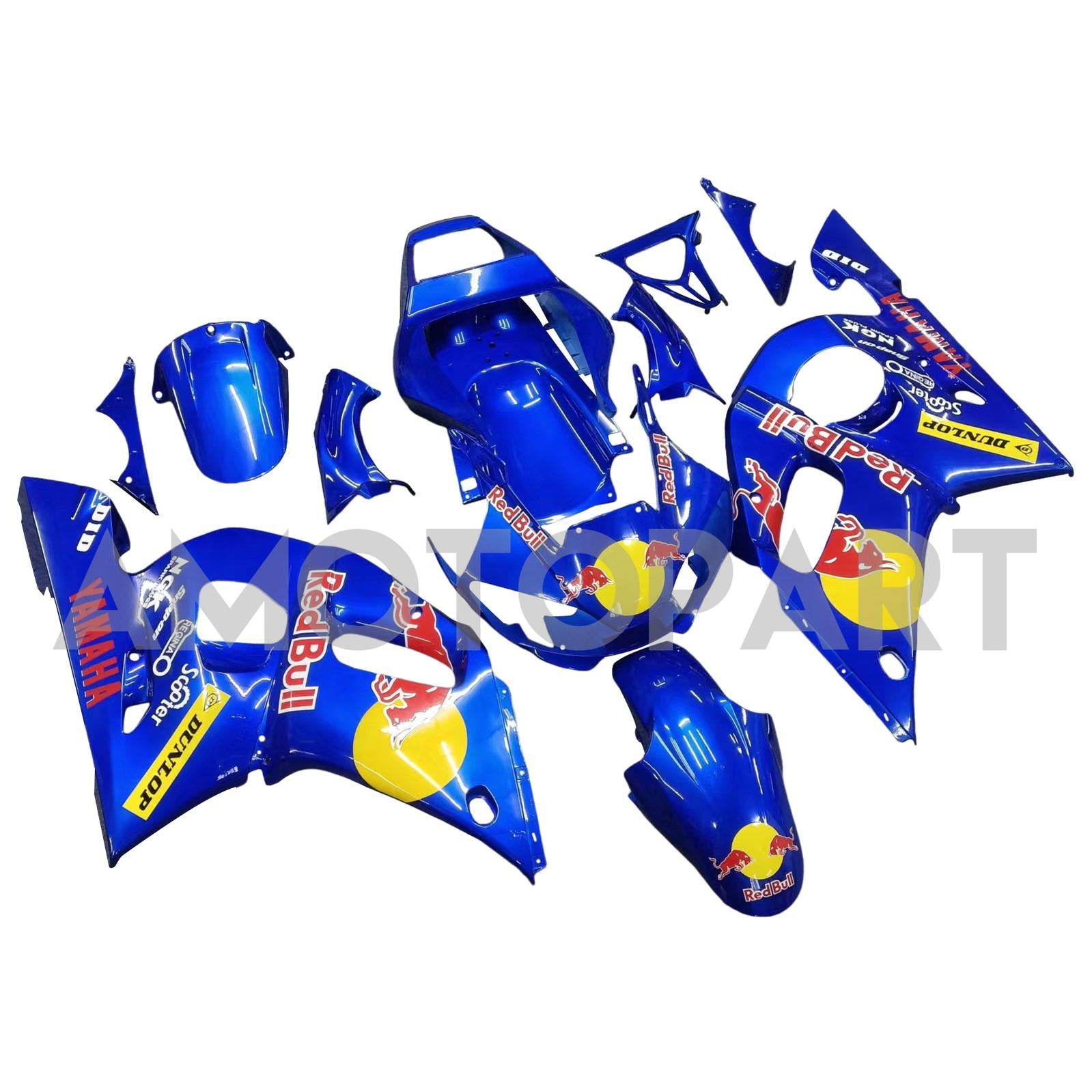 Amotopart 1998-2002 Yamaha YZF 600 R6 Blue Fairing Kit