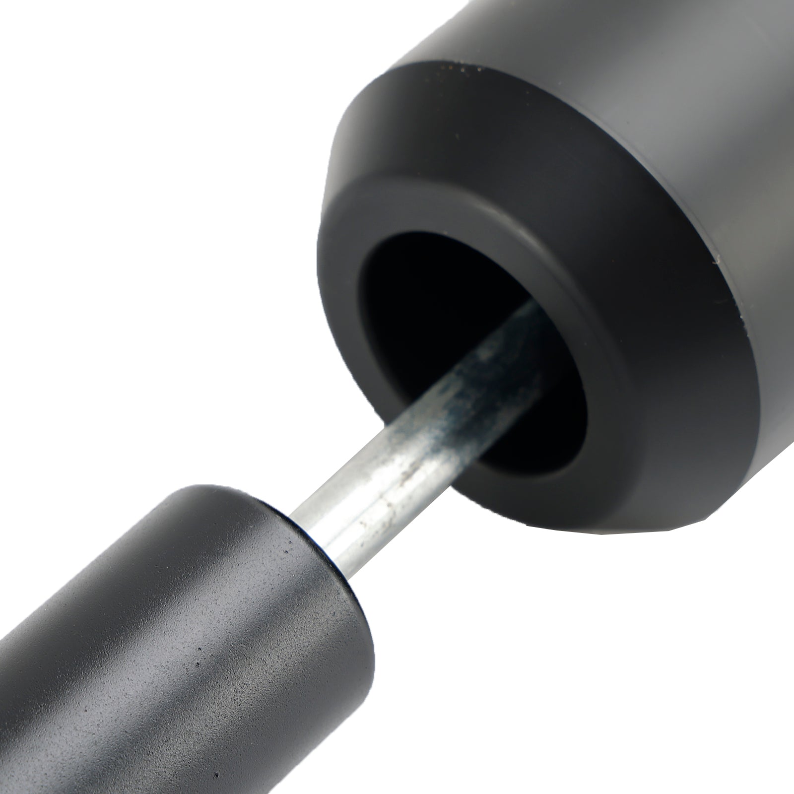 17-23 Kawasaki Z650 Ninja 650 Crash Bobbin Protector Slider Aluminium preto