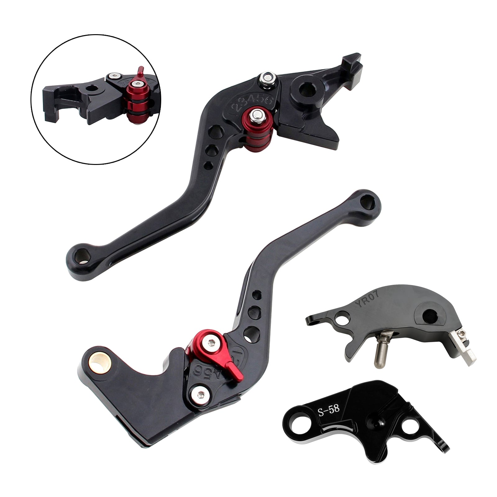 22-23 YAMAHA YZF R7 MT-10/SP FZ-10/SP NEW Short Clutch Brake Lever